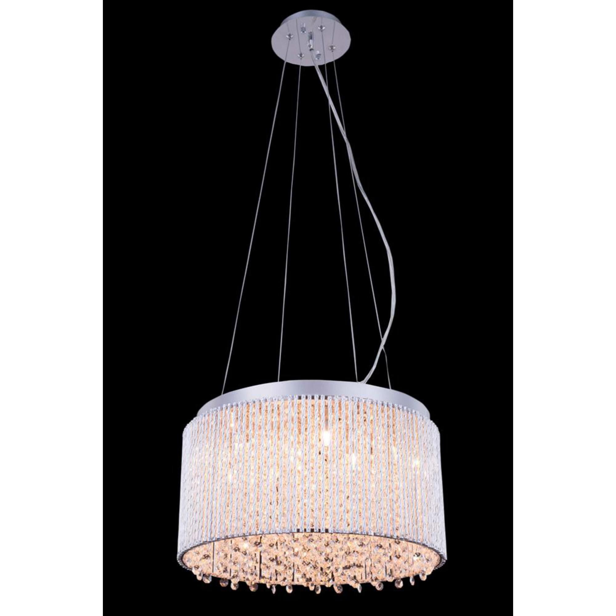 Shown in Chrome finish and Royal Cut Clear crystal