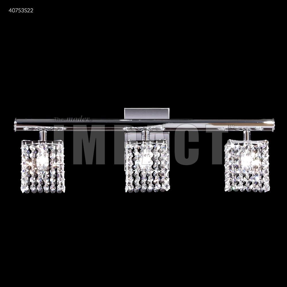 Contemporary 27 Inch 3 Light Bath Vanity Light by James R. Moder