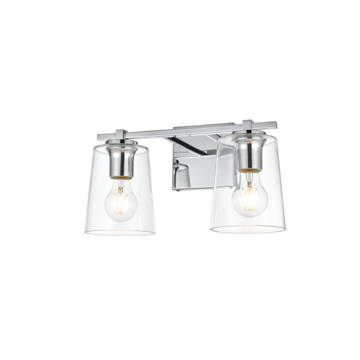 Kacey 14 Inch 2 Light Bath Vanity Light by Elegant Lighting
