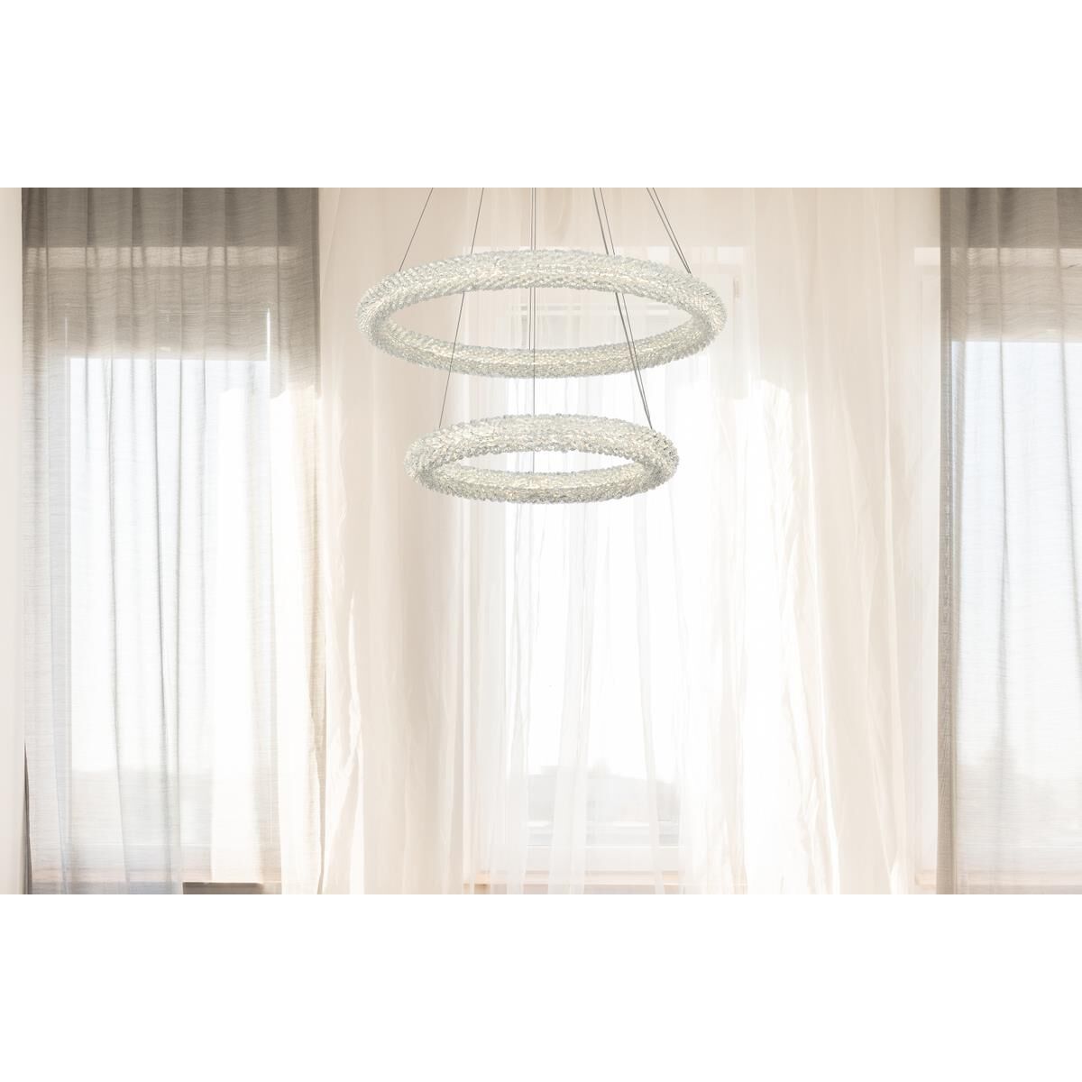 Bowen 28 Inch Chandelier by Elegant Lighting