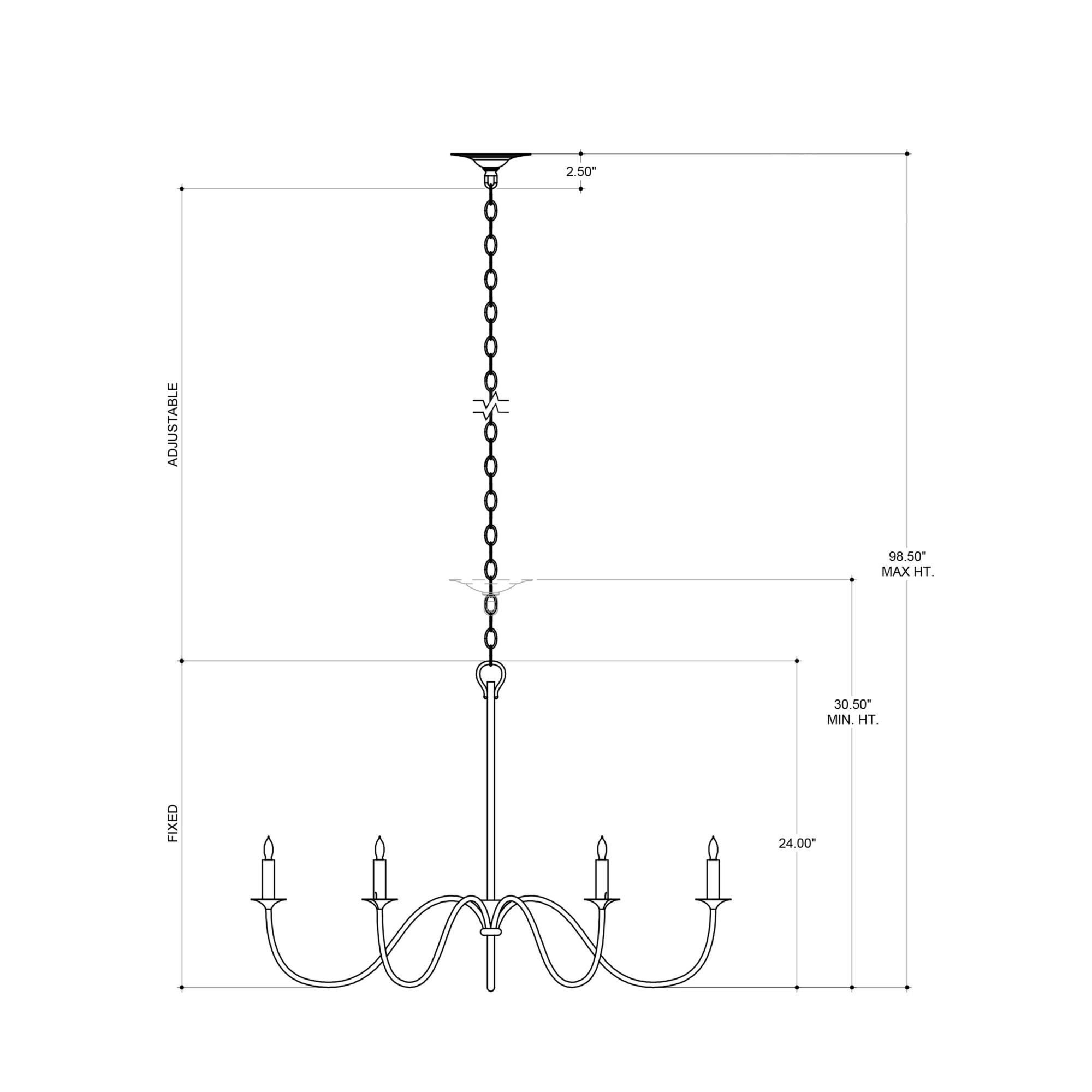 Tirrell 6 Light Chandelier by Currey and Company