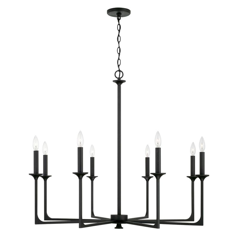 Clint 37 Inch 8 Light Chandelier by Capital Lighting Fixture Company