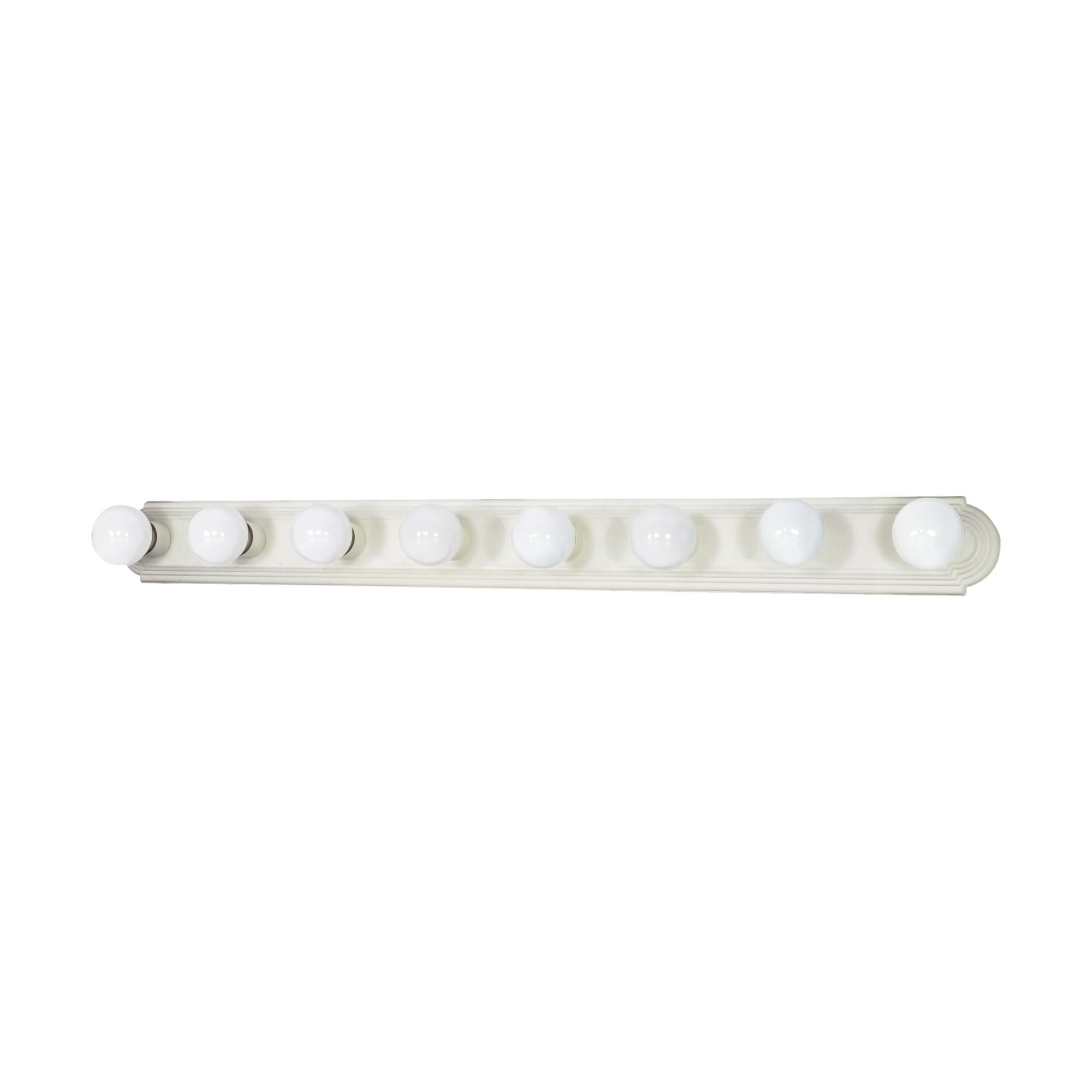 Racetrack 48 Inch 8 Light Bath Vanity Light by Nuvo Lighting