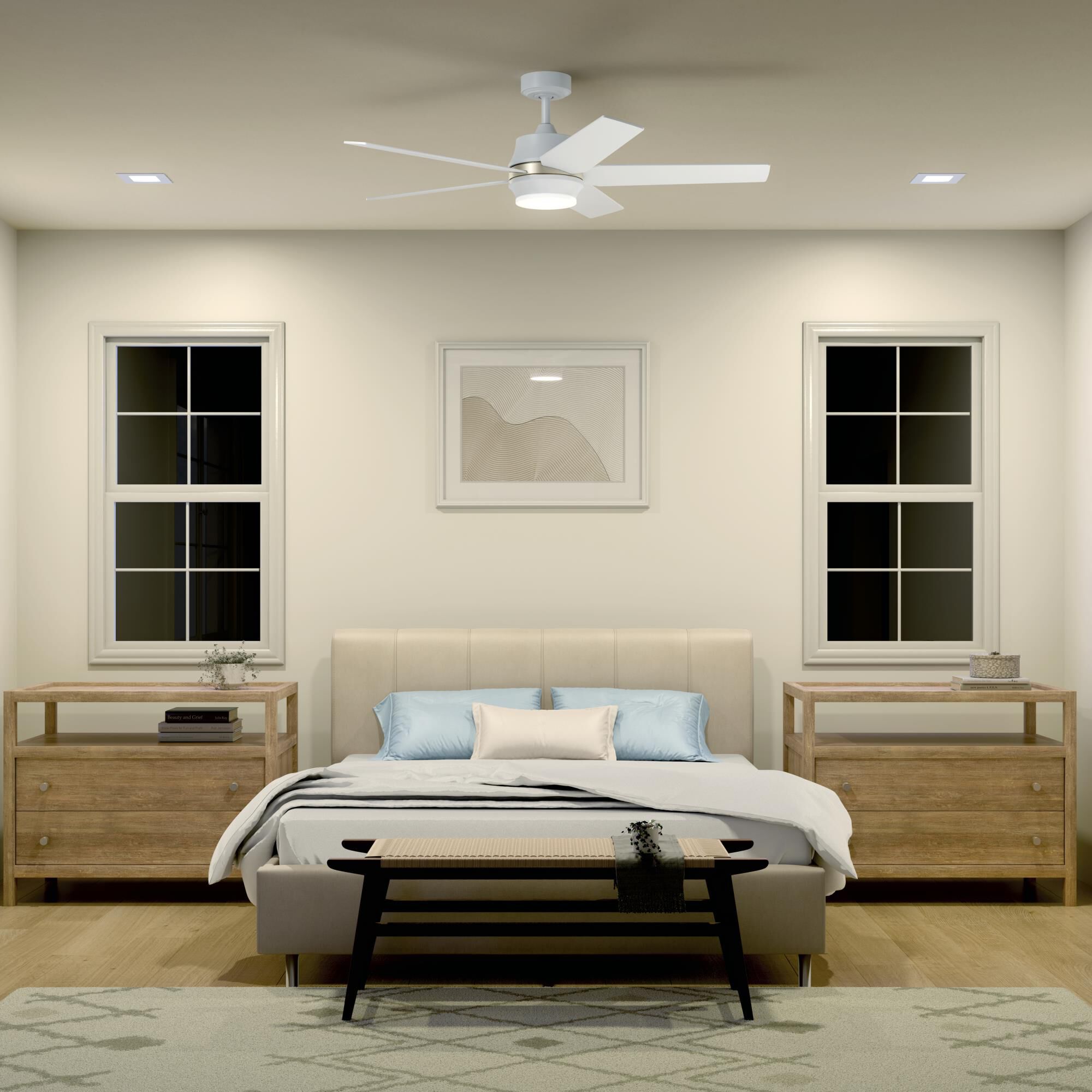 Maeve 52 Inch Ceiling Fan with Light Kit by Kichler Lighting