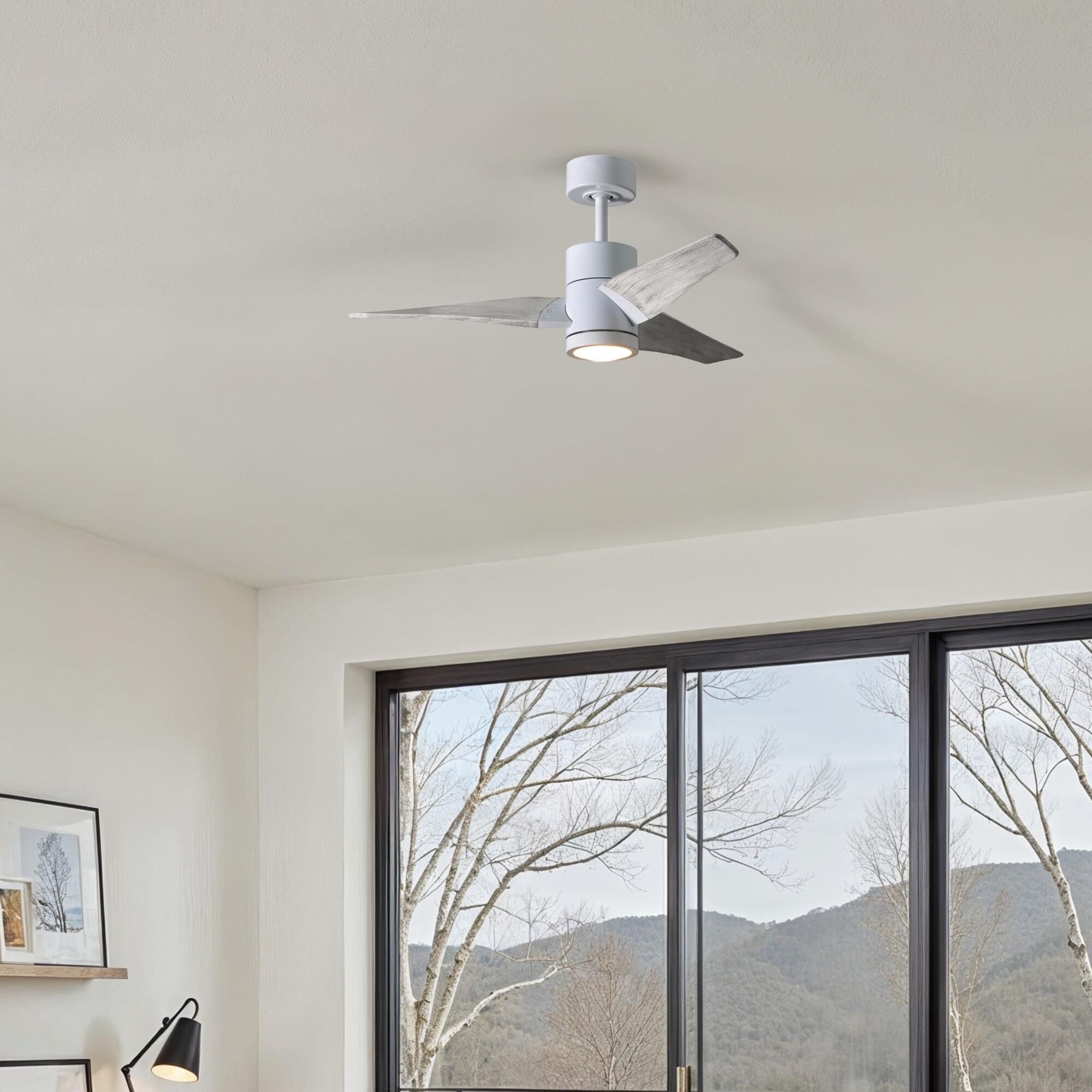 Super Janet 42 Inch Ceiling Fan with Light Kit by Matthews Fan Company