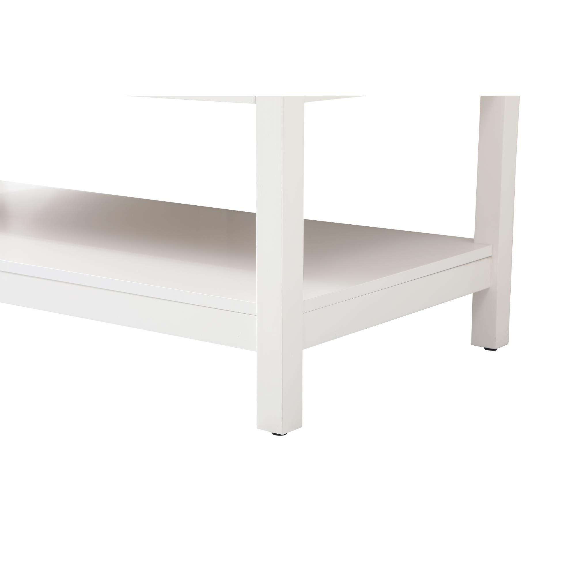 Shown in White finish