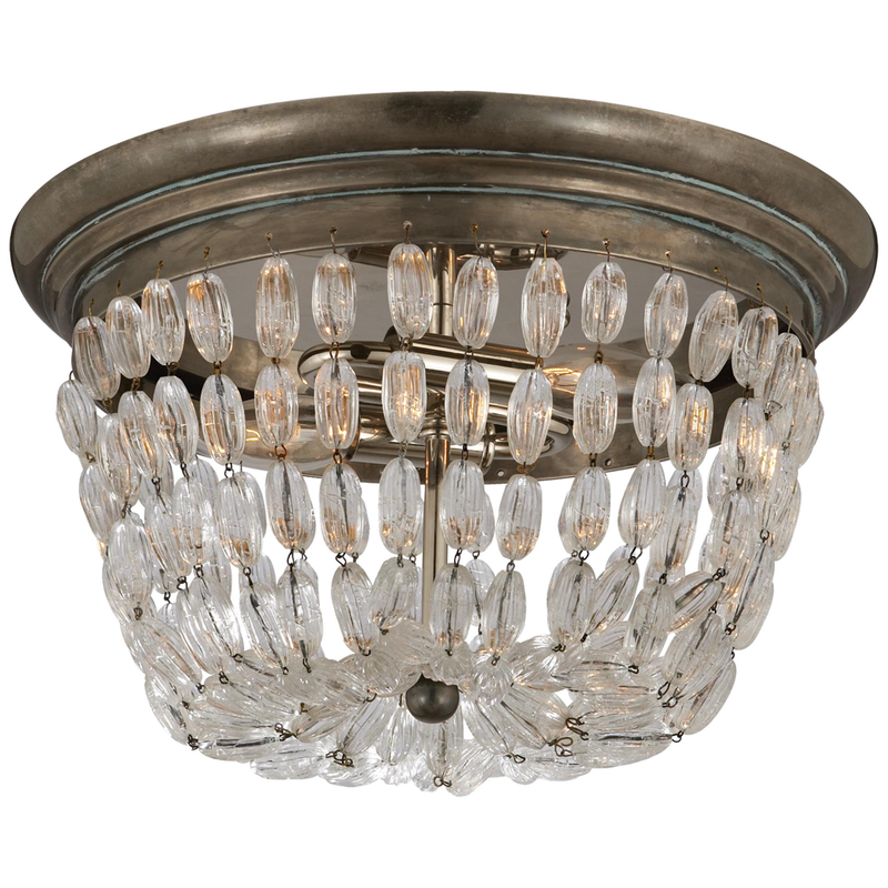 Chapman & Myers Paris Flea Market 13 Inch 2 Light Flush Mount by Visual Comfort Signature Collection