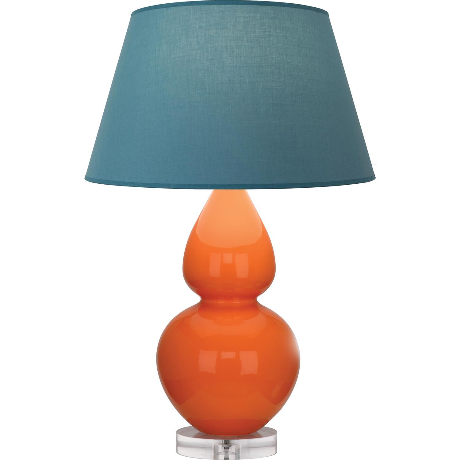 Double Gourd 31 Inch Table Lamp by Robert Abbey