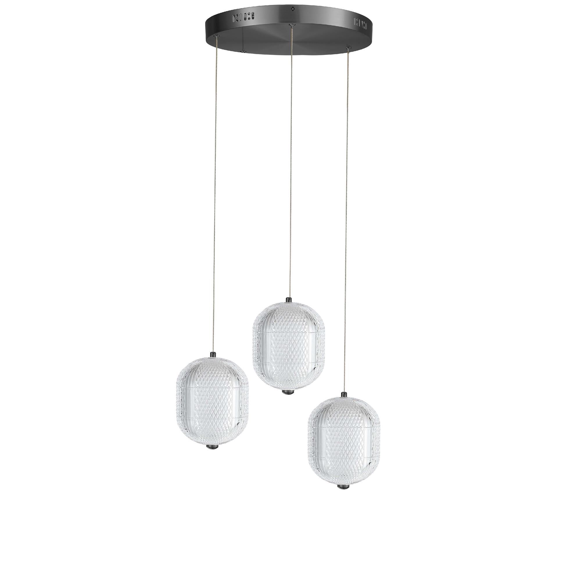 Shown in Matte Black finish and Clear shade