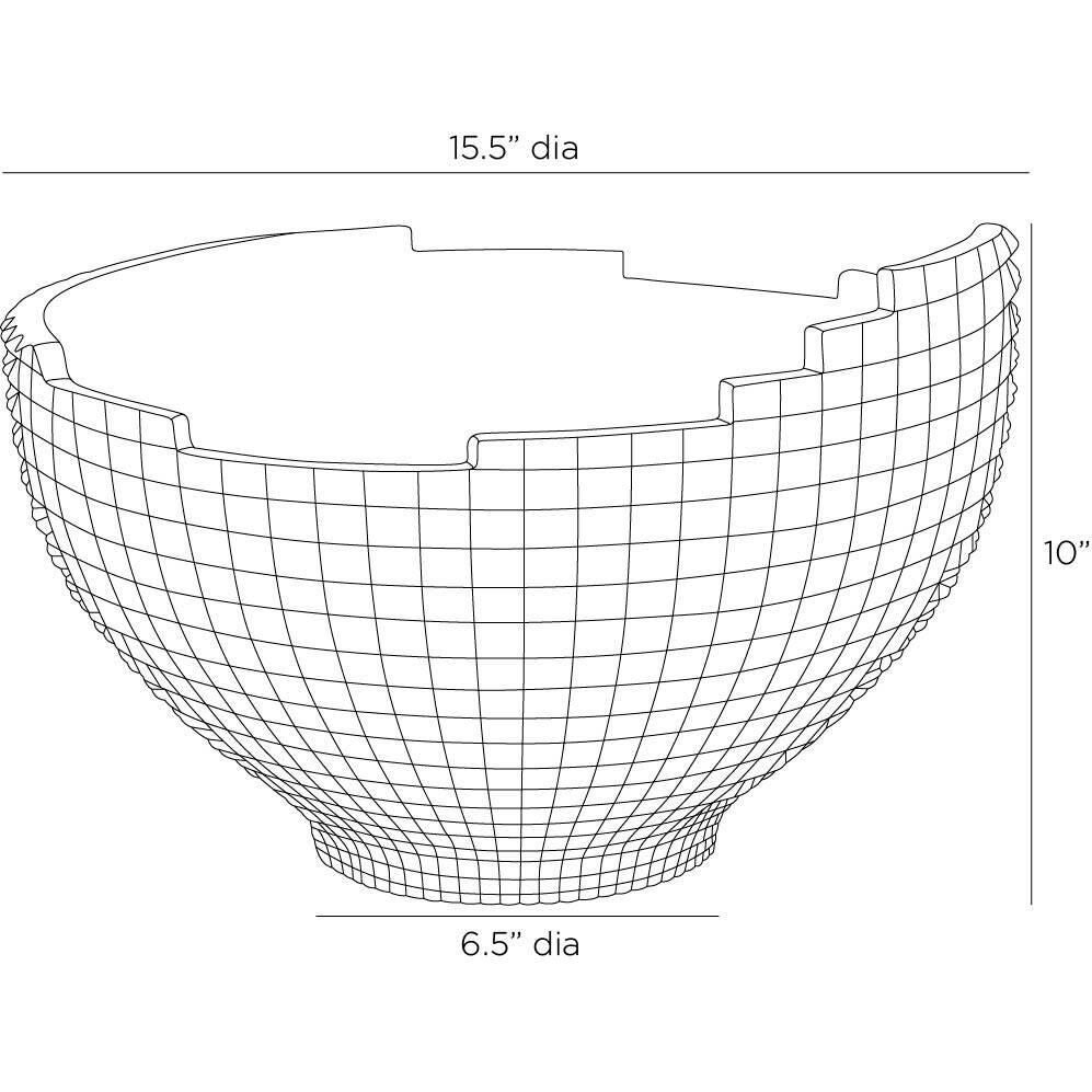 Caruso 16 Inch Bowl by Arteriors Home