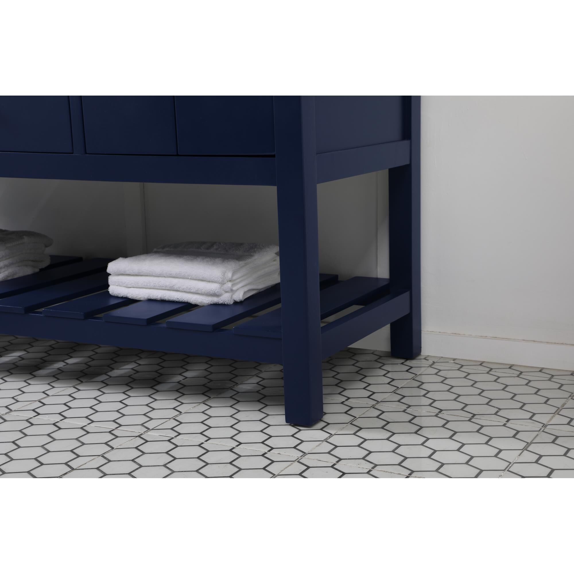 Shown in Blue finish