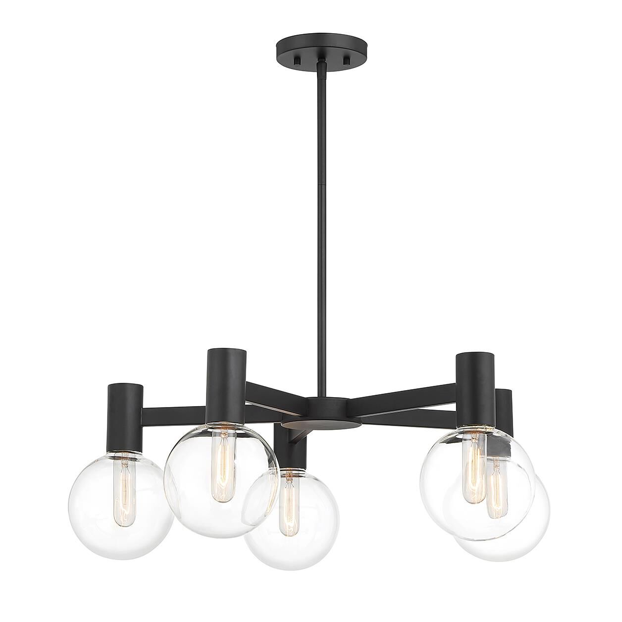 Wright 28 Inch 5 Light Chandelier by Savoy House
