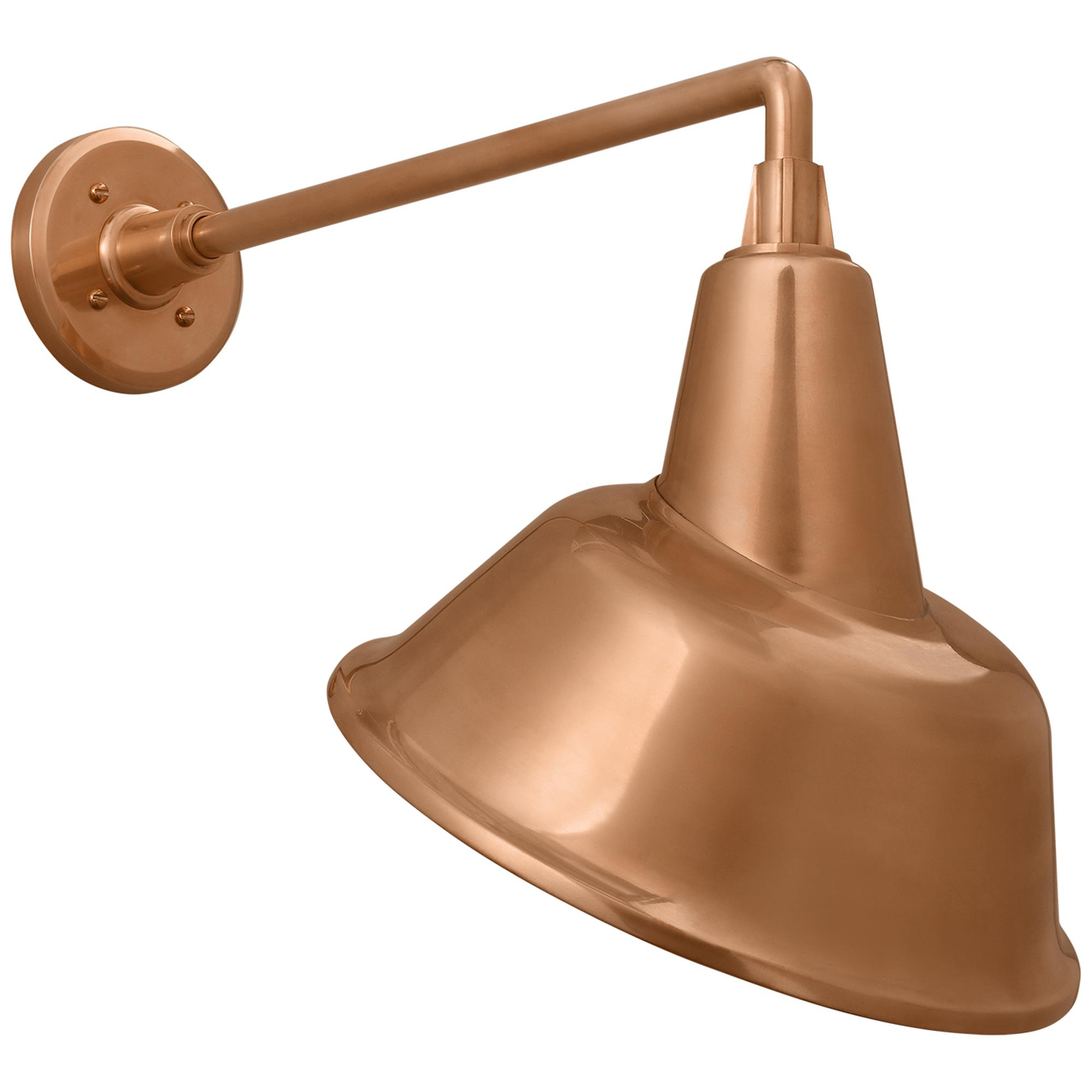 Shown in Soft Copper finish and Copper shade