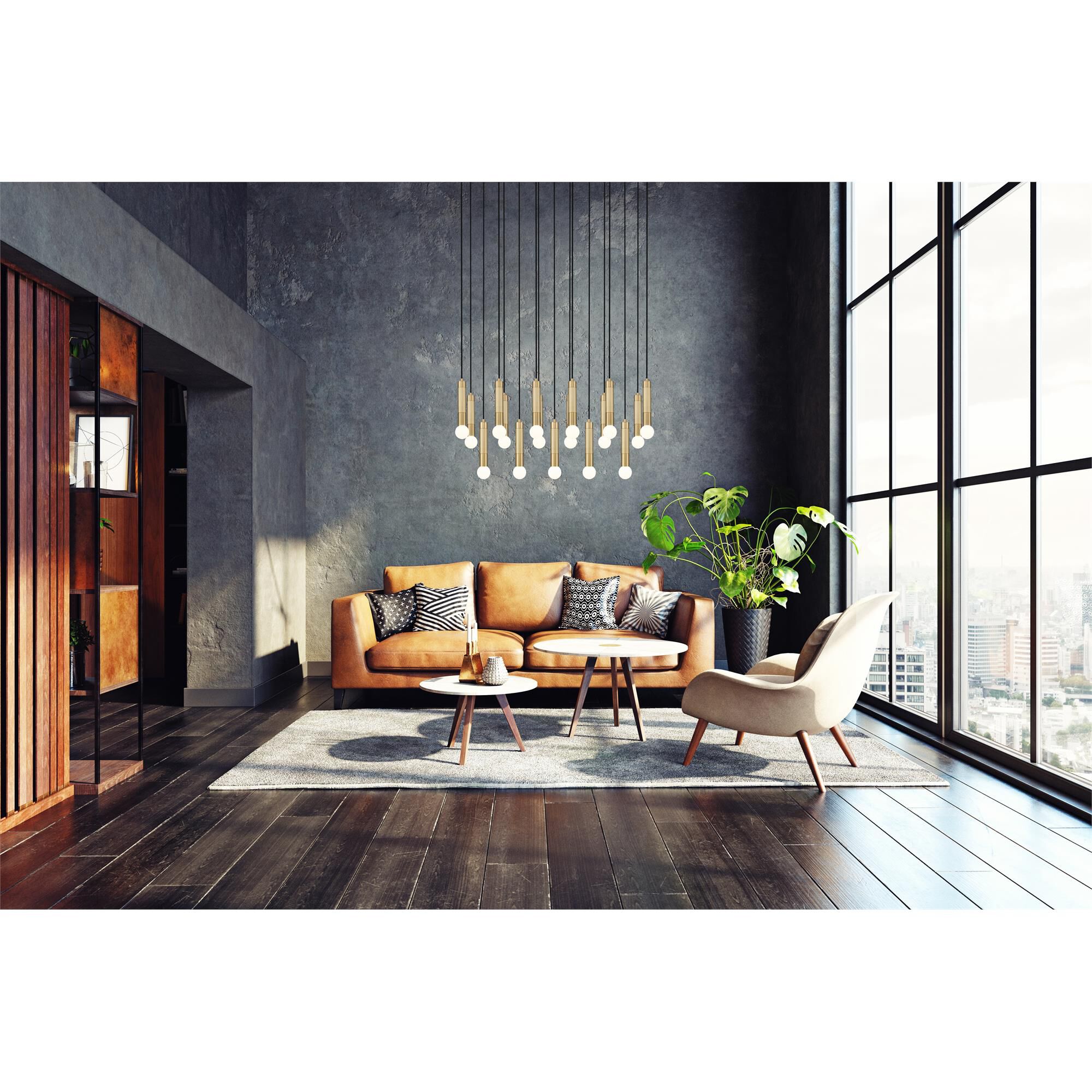Shown in Modern Gold finish