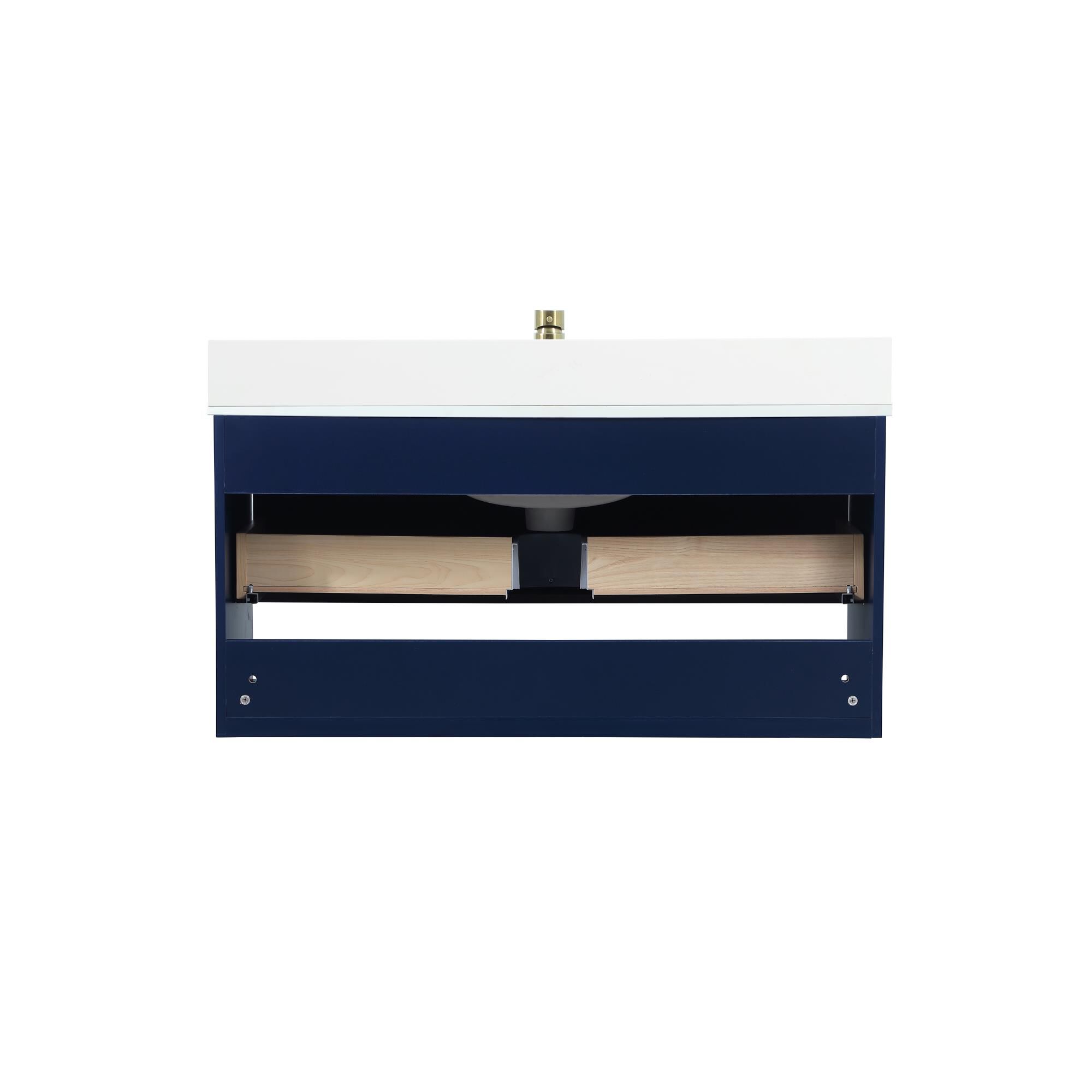 Shown in Blue finish