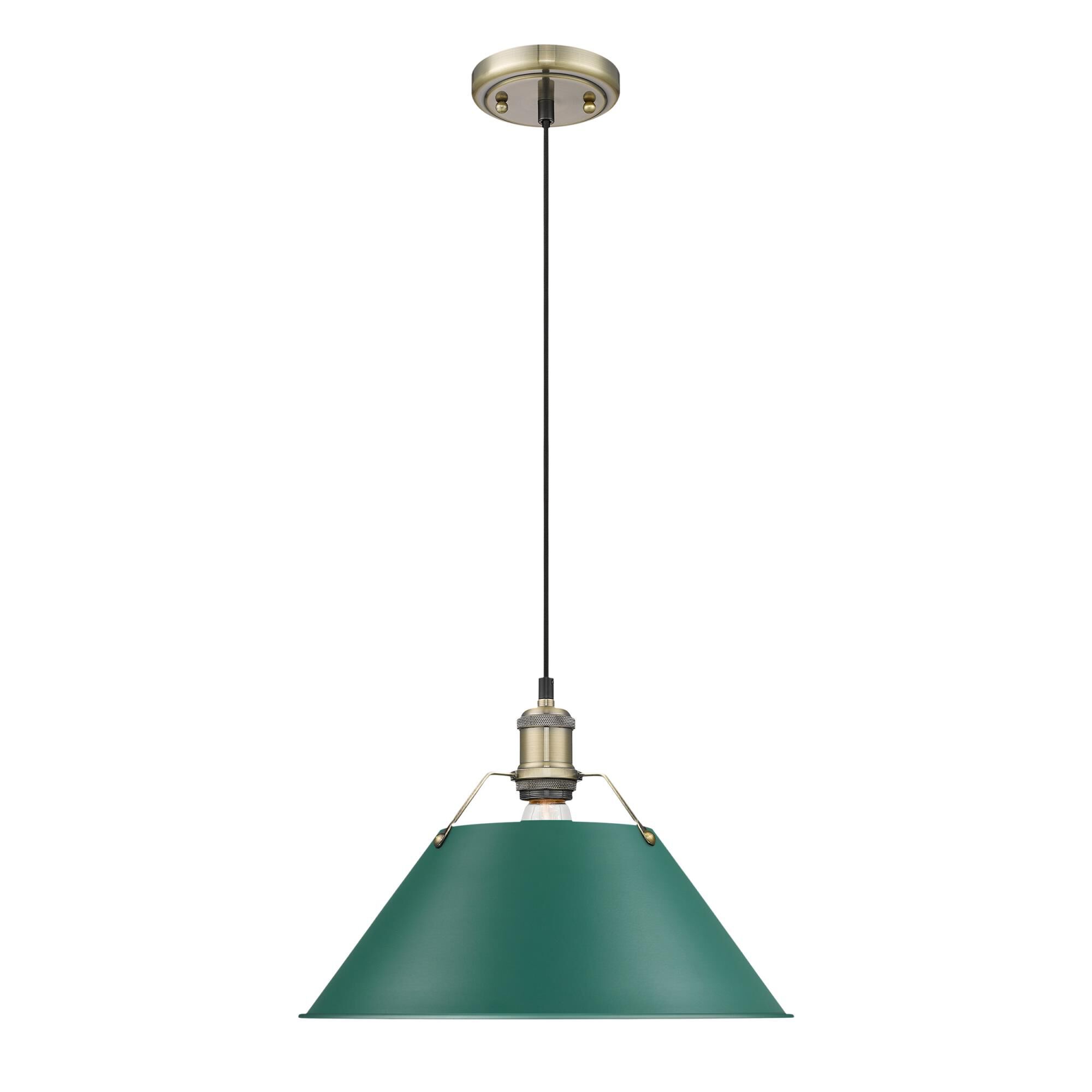 Orwell 14 Inch Large Pendant by Golden Lighting