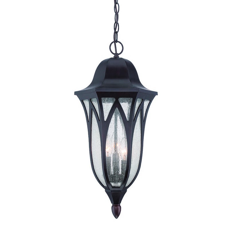 Milano 23 Inch Tall 3 Light Outdoor Hanging Lantern by Acclaim Lighting