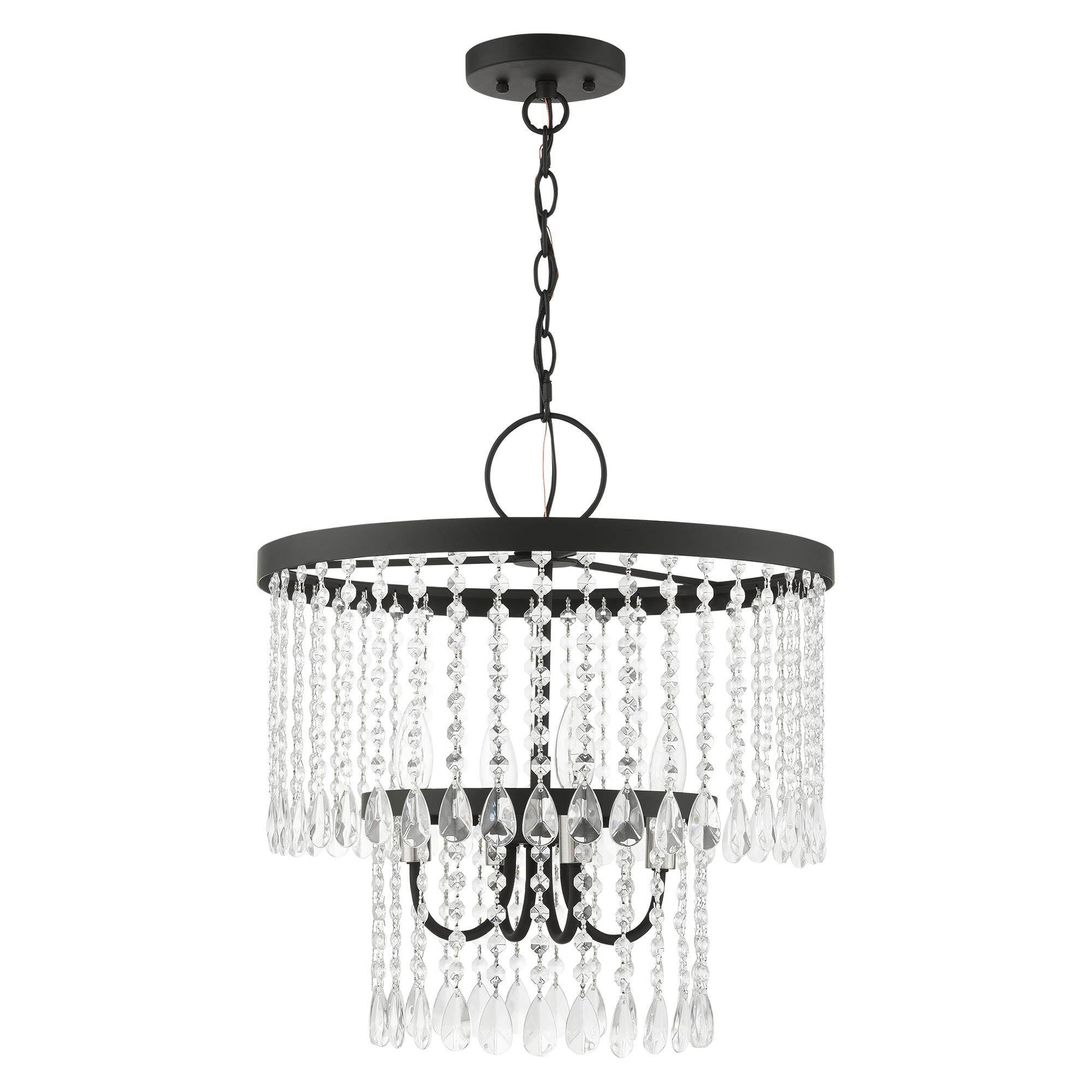Elizabeth 4 Light Mini Chandelier by Livex Lighting
