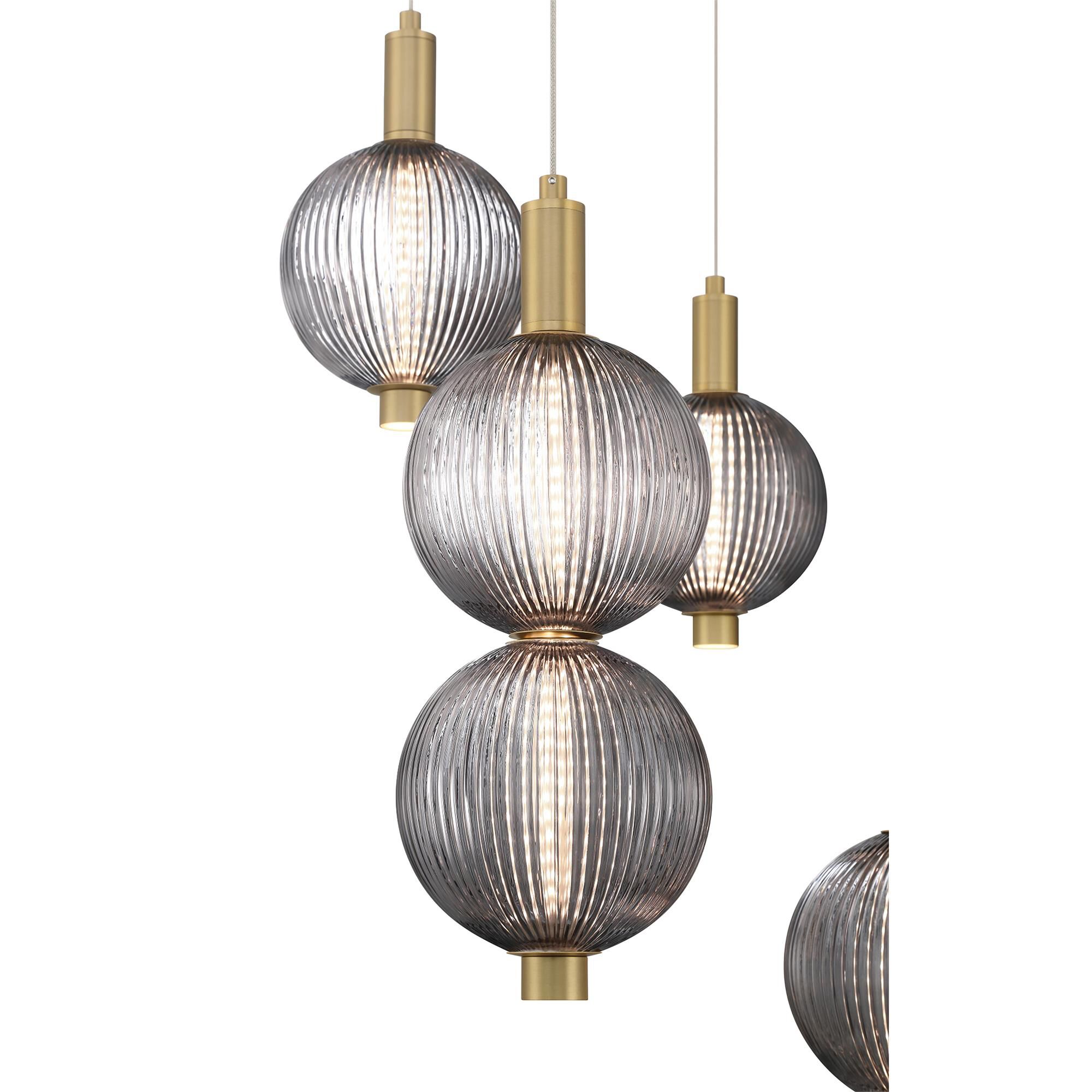 Palmas 30 Inch 7 Light Multi Light Pendant,