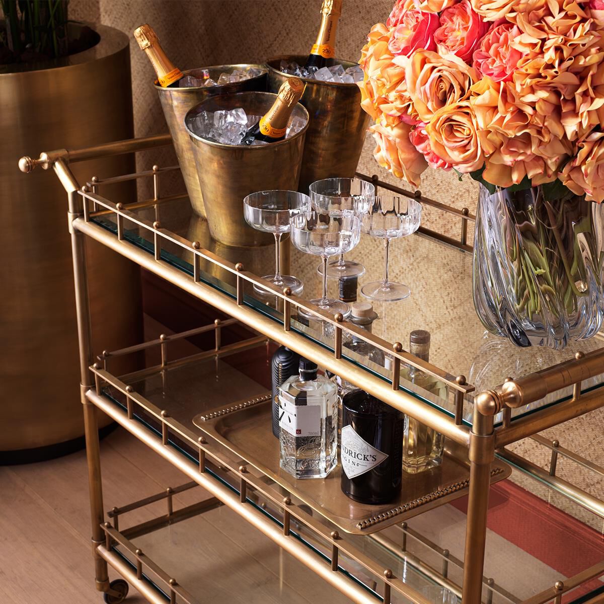 Scarlett Bar Cart by Eichholtz