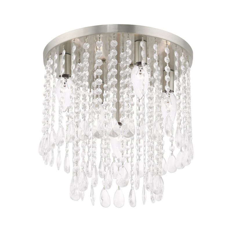 Elizabeth 5 Light Outdoor Flush Mount by Livex Lighting