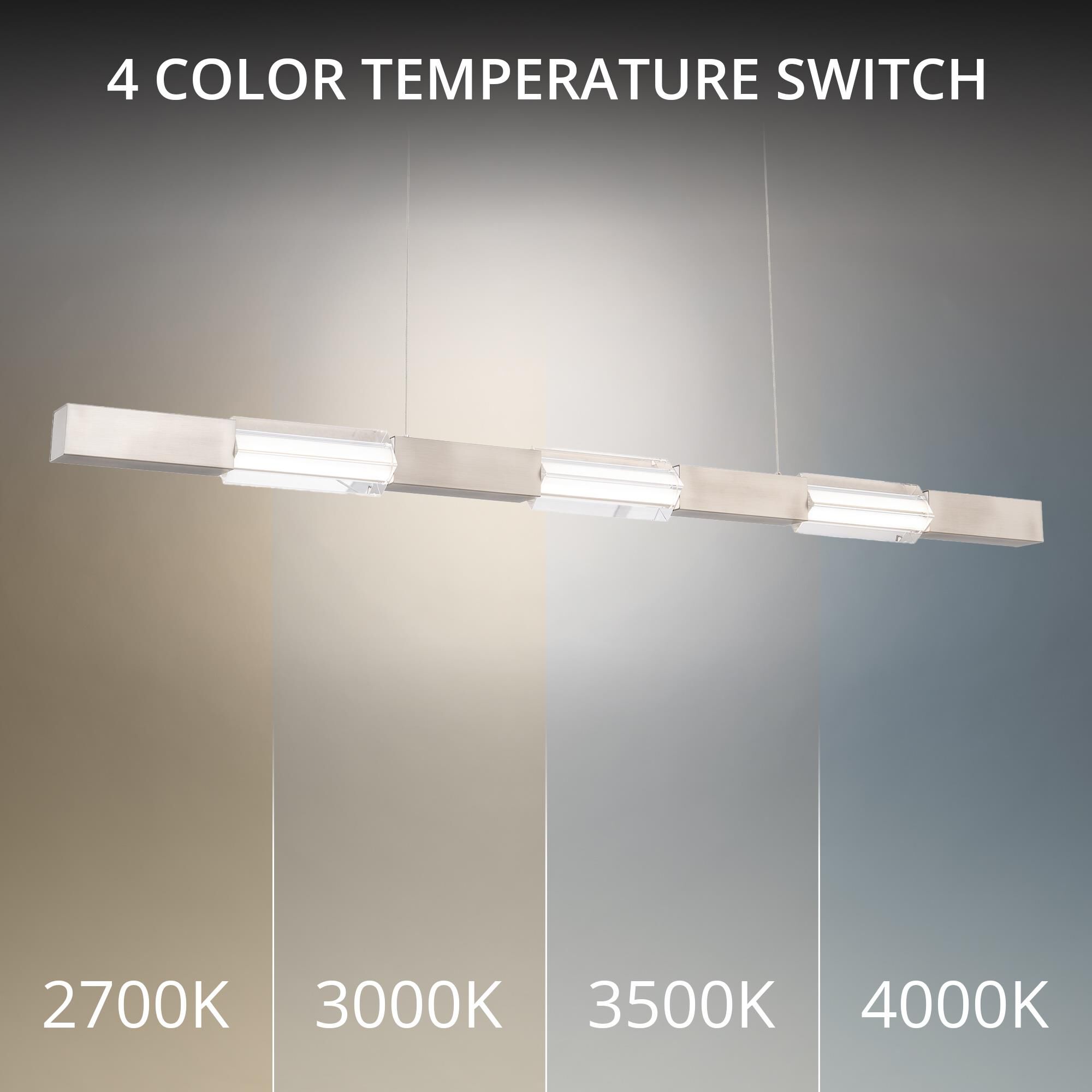 Super Star 47 Inch Linear Suspension Light by dweLED