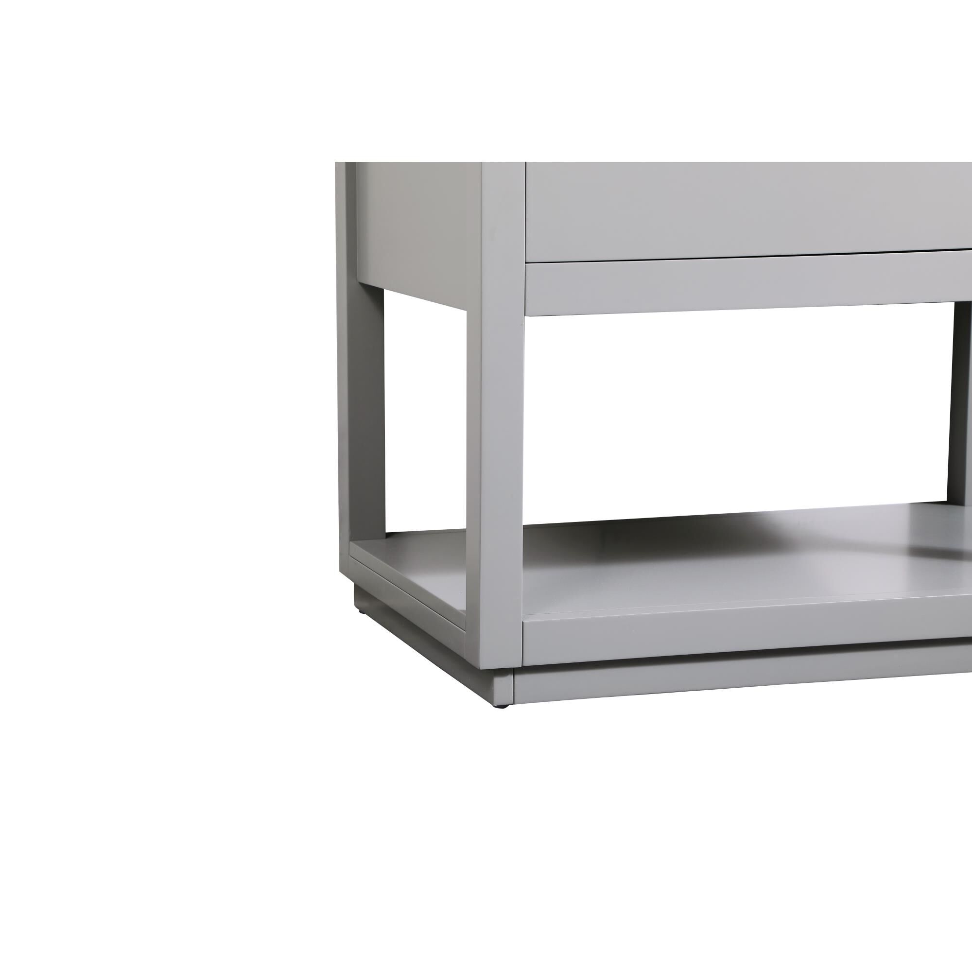 Shown in Grey finish