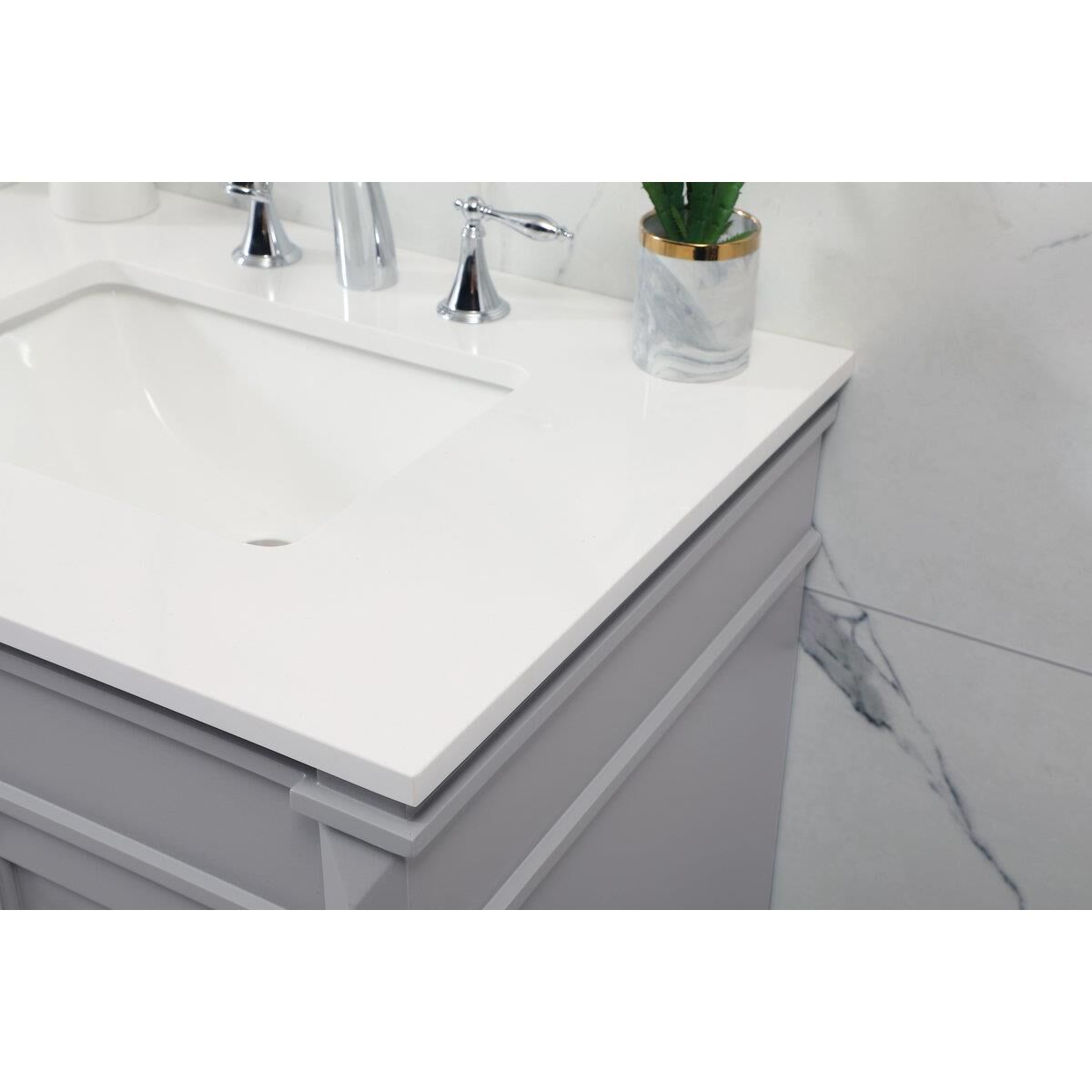 Shown in Grey finish