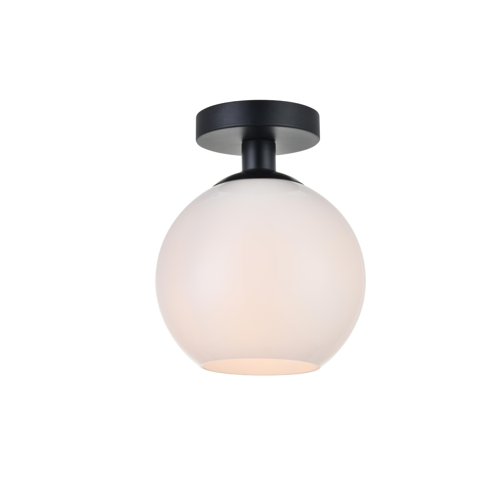 Baxter 8 Inch Semi Flush Mount by Elegant Lighting