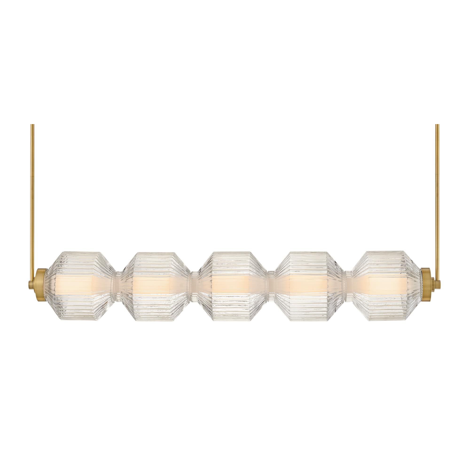 Reign 49 Inch Linear Suspension Light by Fredrick Ramond