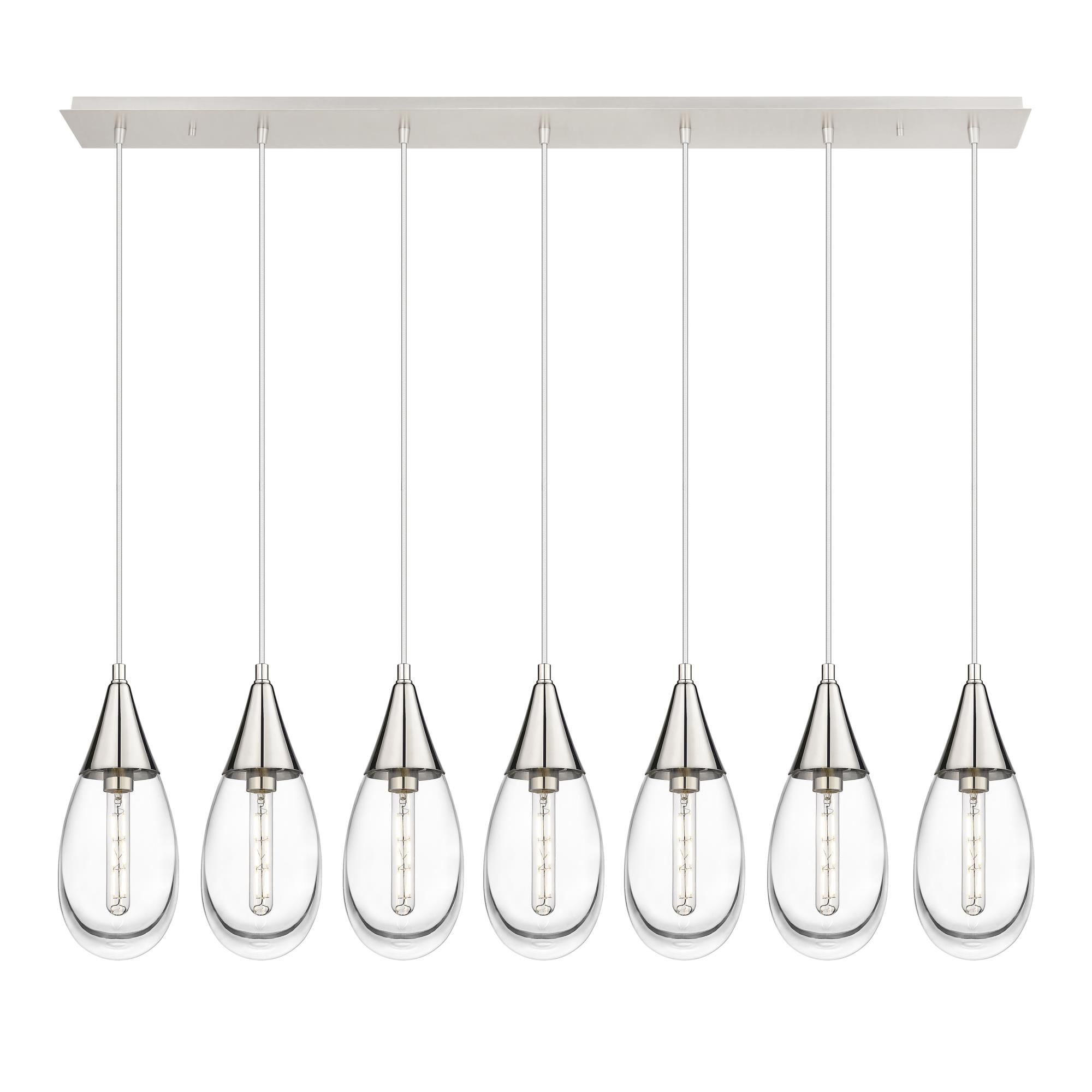 Bruno Marashlian Malone 49 Inch 7 Light Linear Suspension Light by Innovations Lighting