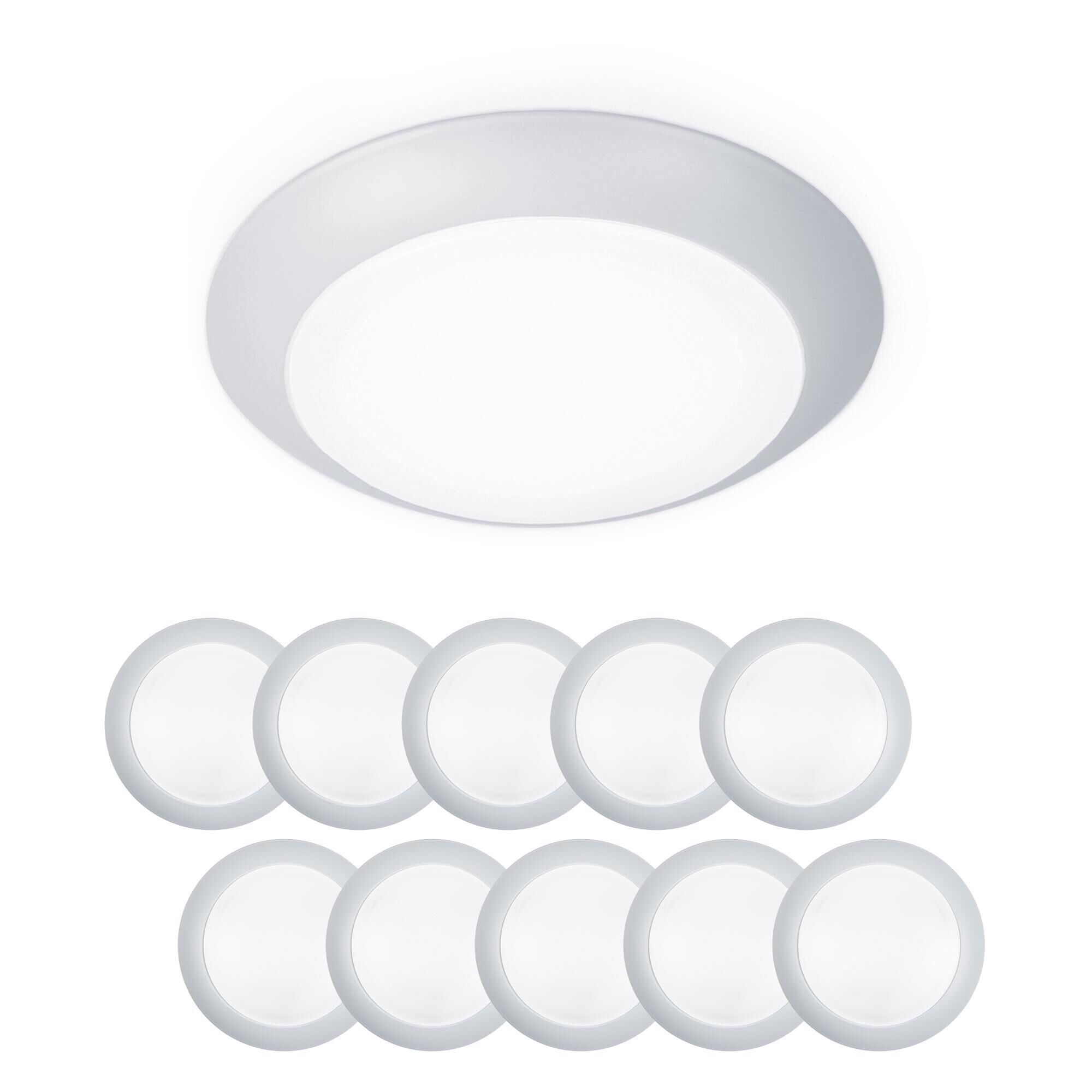 Disc 6 Inch Recessed Lighting Trim Pack of 10 by WAC Lighting