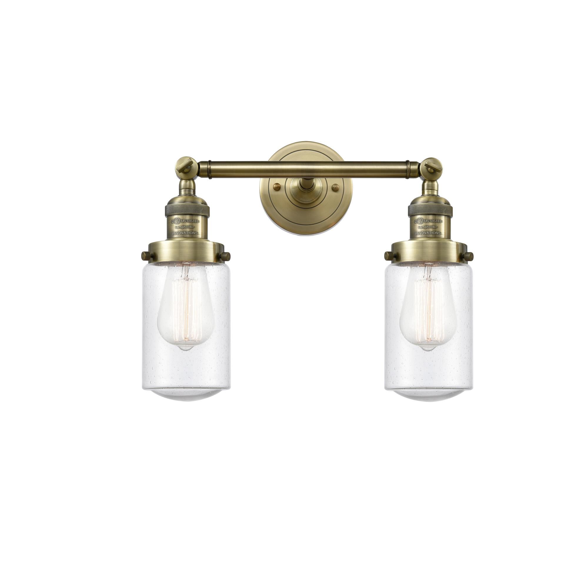 Bruno Marashlian Dover 14 Inch 2 Light Bath Vanity Light by Innovations Lighting