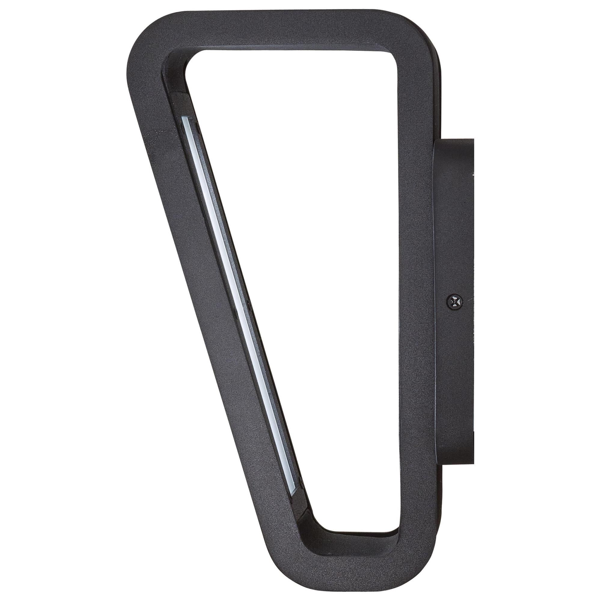 Shown in Black finish and White Panel glass