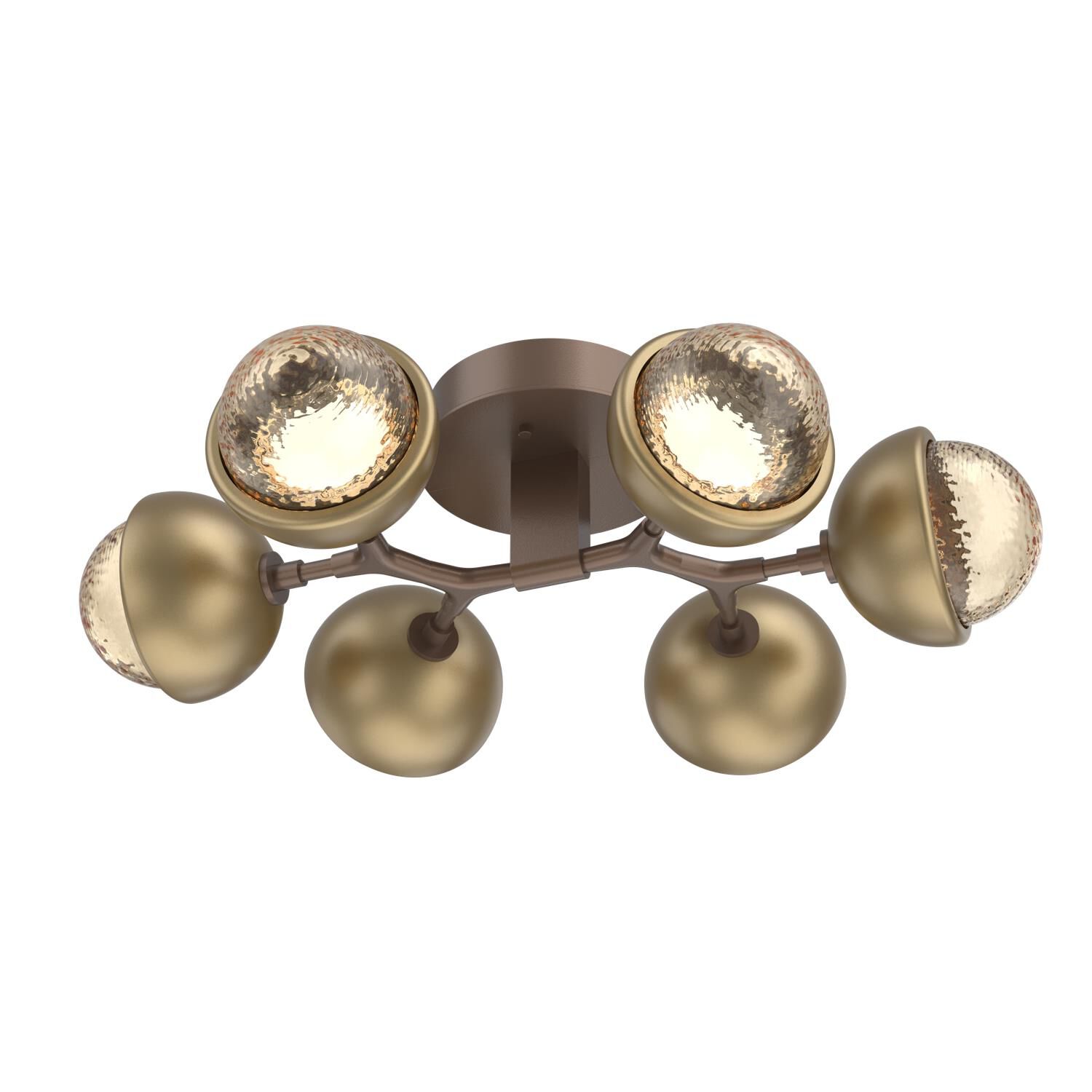 Levi Wilson Cabochon 27 Inch Flush Mount by Hammerton Studio
