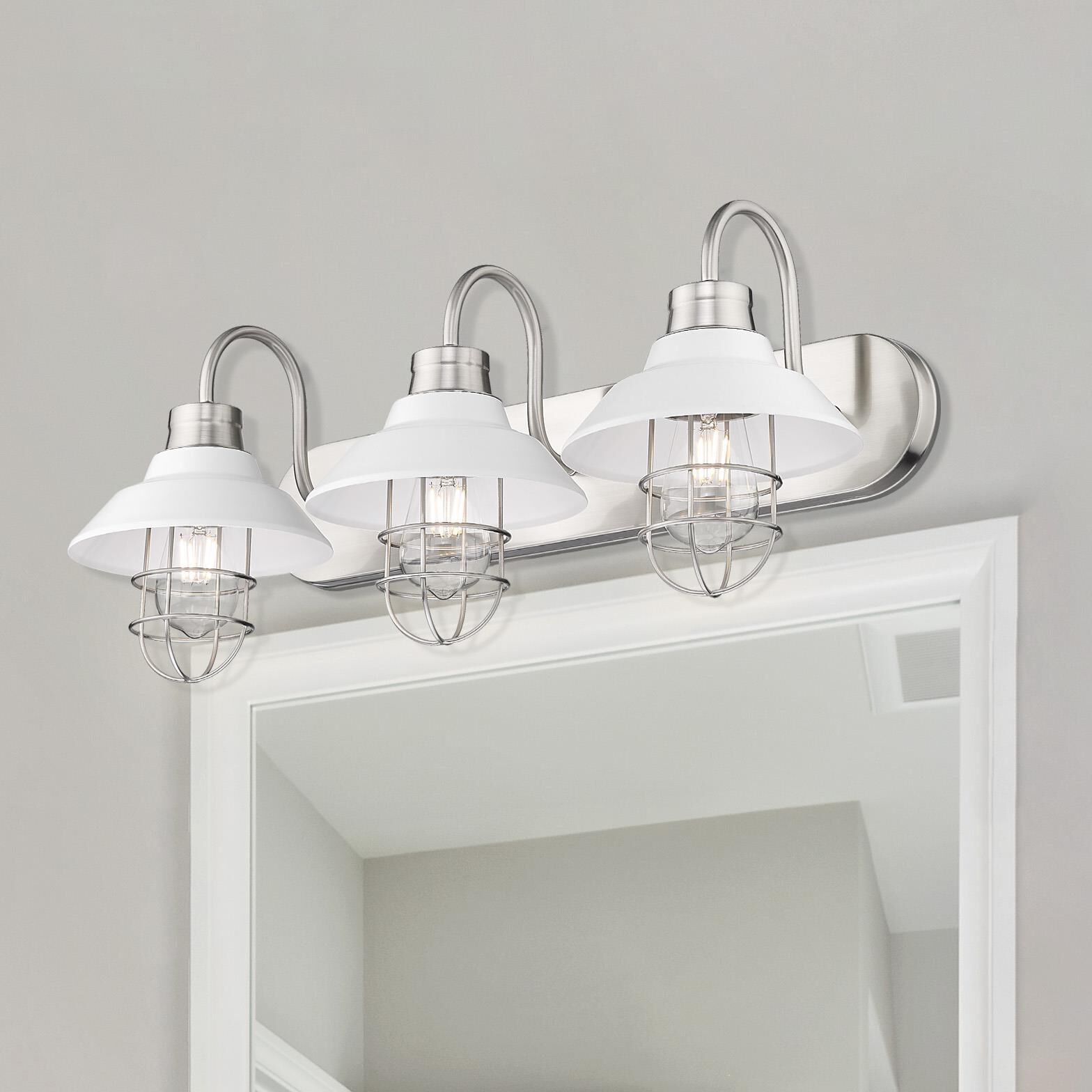 Lana 26 Inch Bath Vanity Light by Golden Lighting