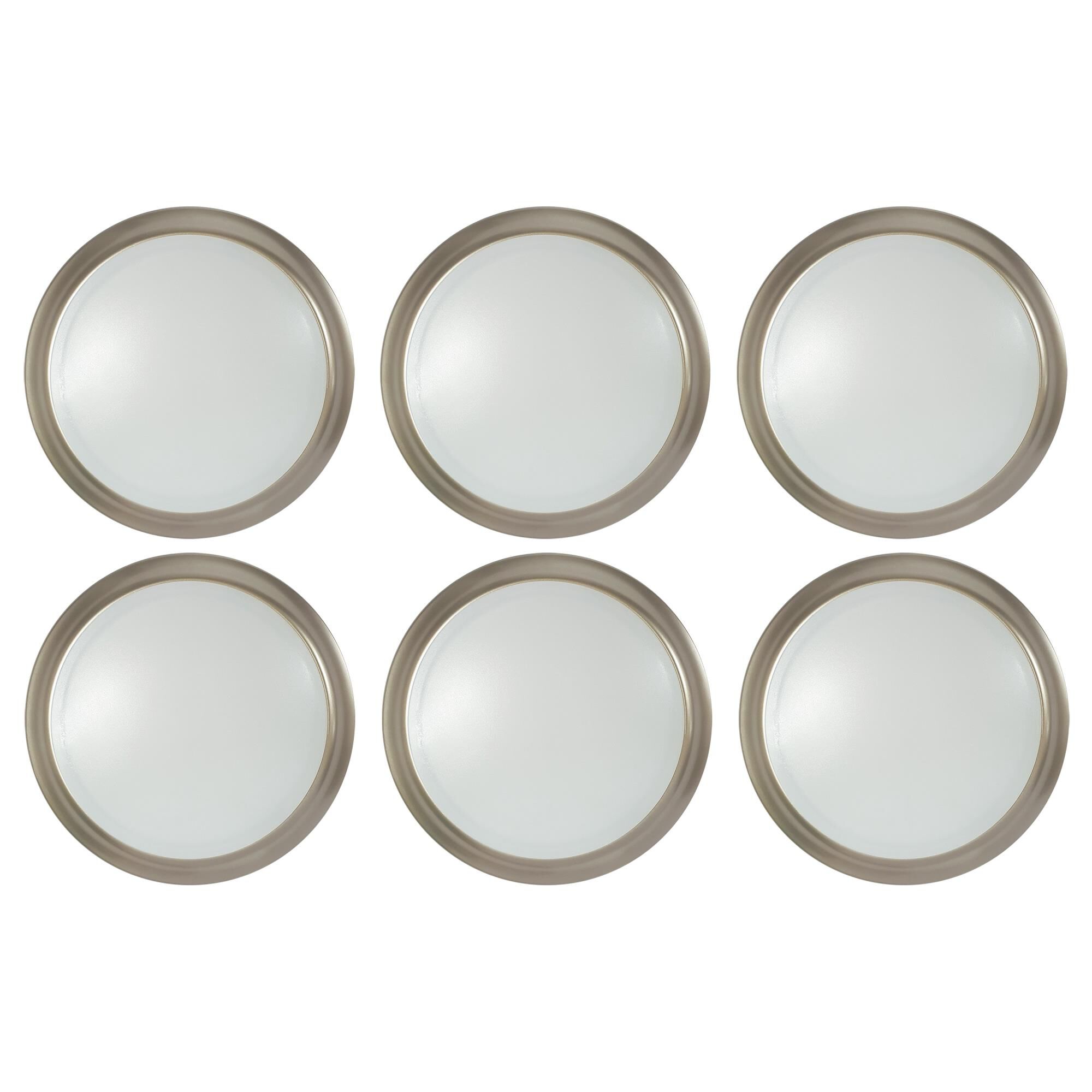 Shown in Brushed Nickel finish and Frosted glass