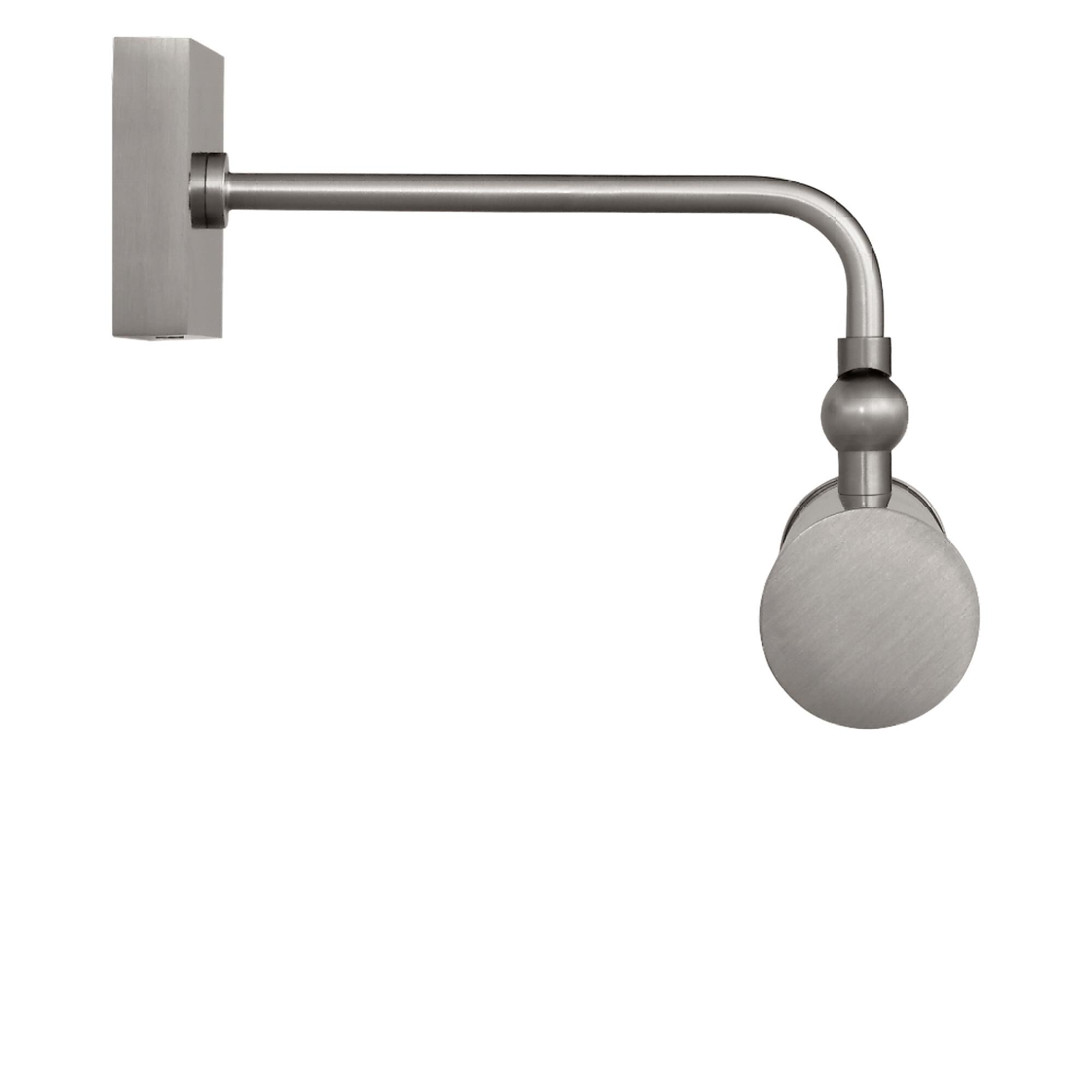 Shown in Brushed Nickel finish and White Acrylic Diffuser shade