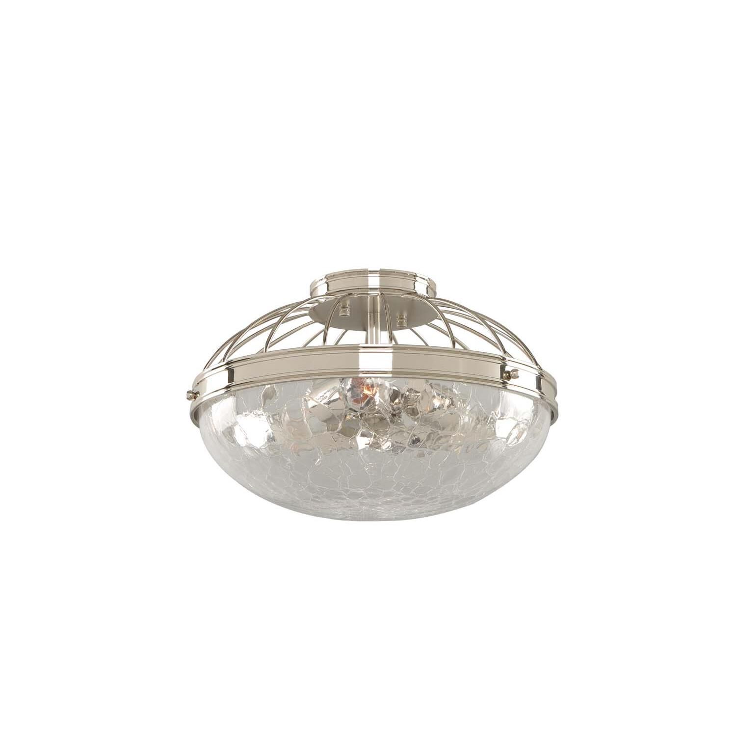 Montauk 14 Inch 3 Light Flush Mount by Kalco Lighting