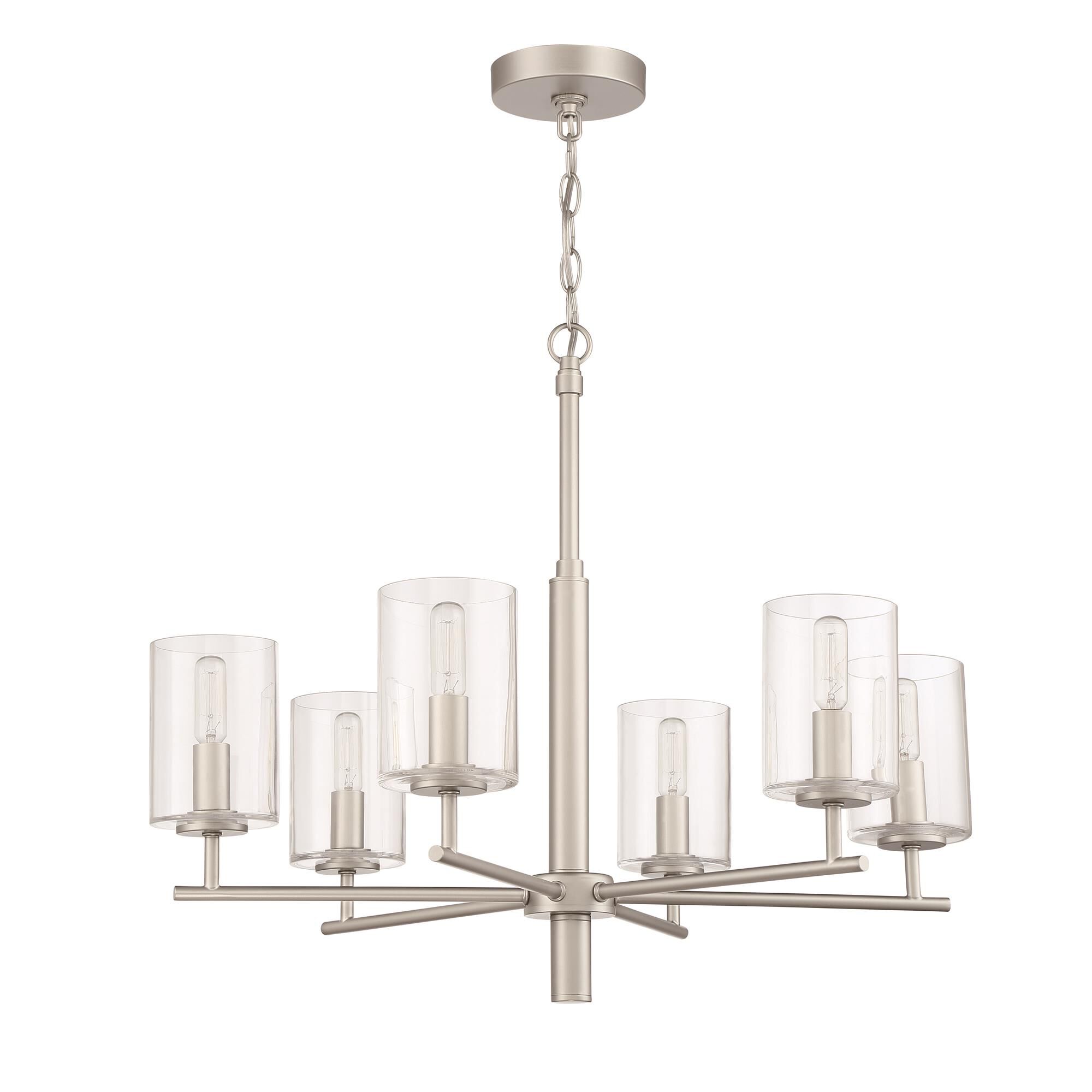 Hailie 26 Inch 6 Light Chandelier by Craftmade