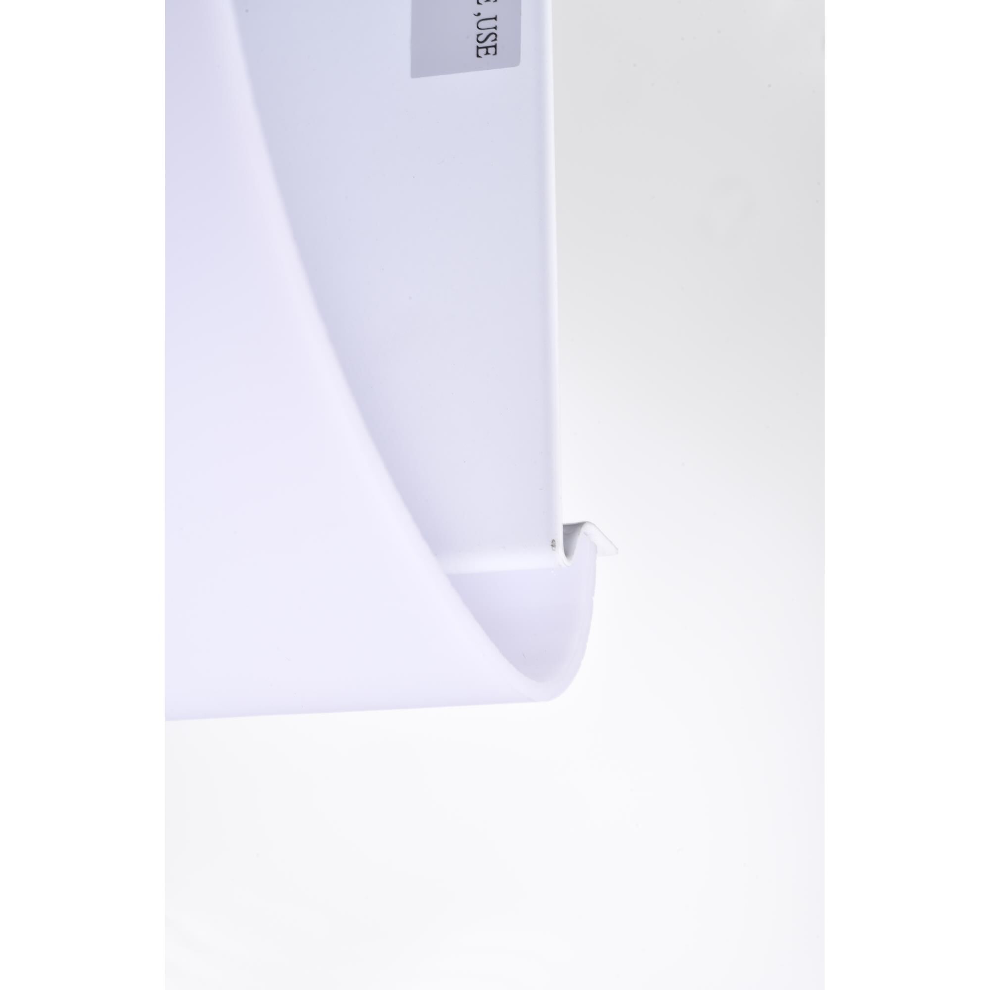 Shown in White finish