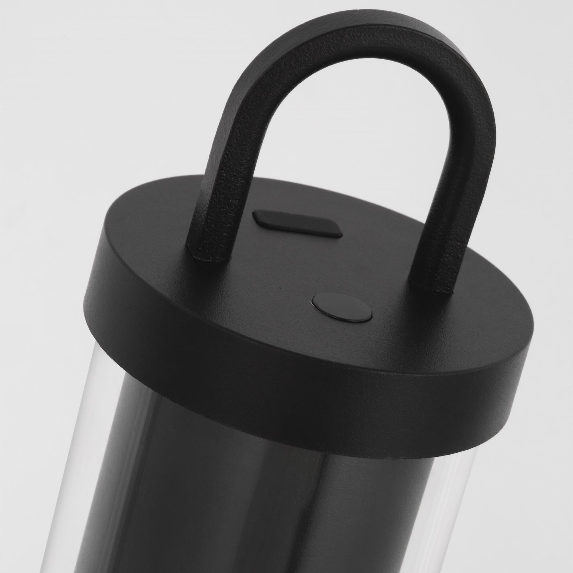 Shown in Black finish and Clear glass