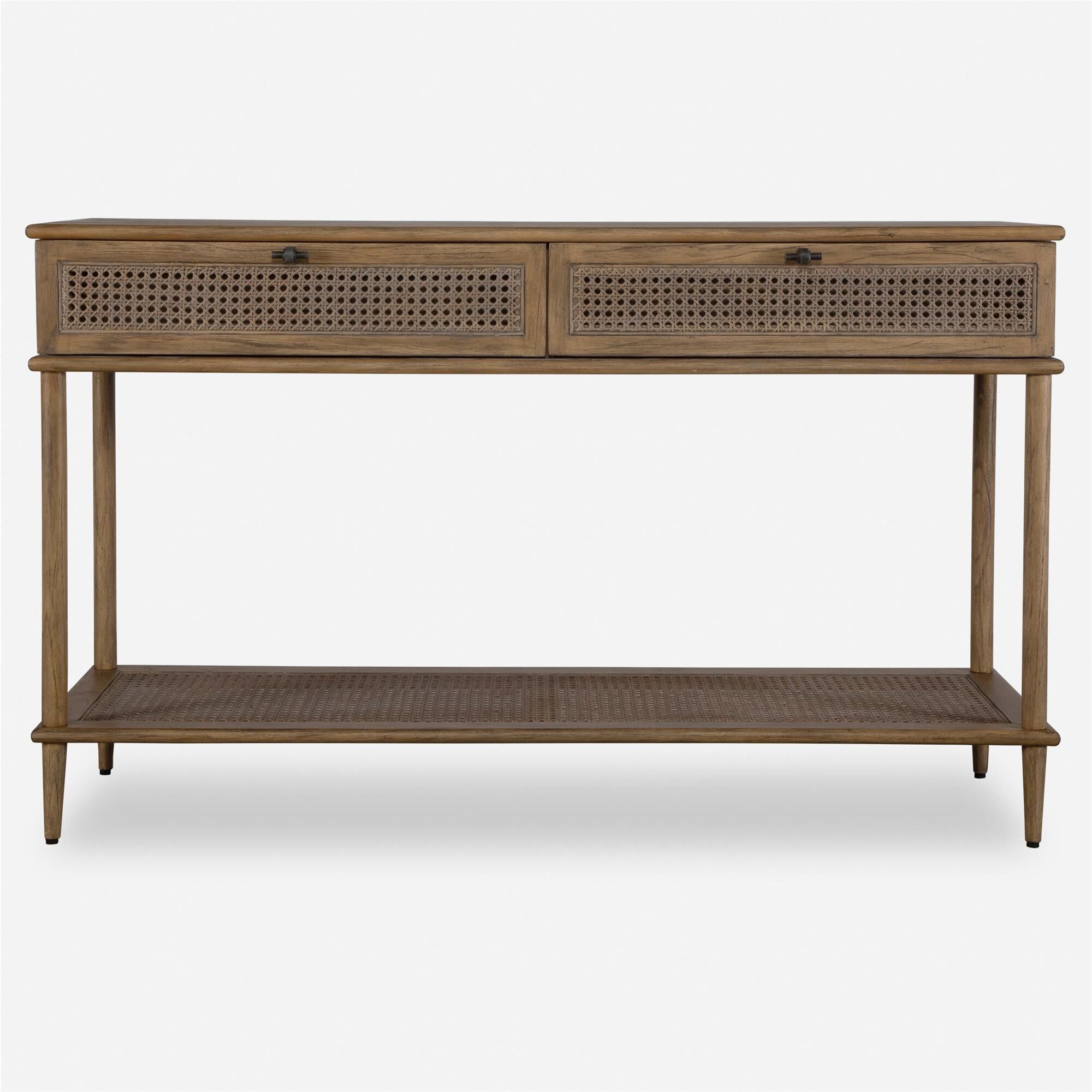 Shown in Nattural Rattan finish