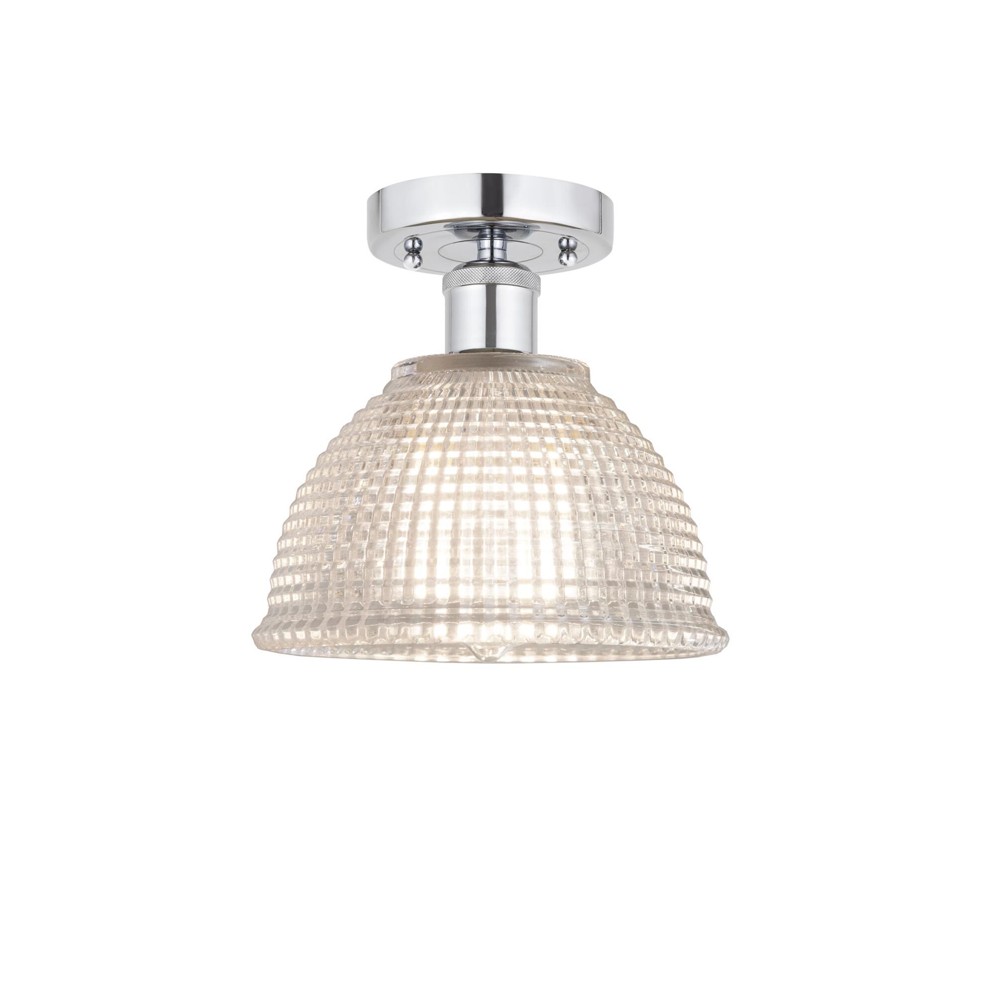 Shown in Polished Chrome, Clear finish and Clear glass and Clear Glass shade