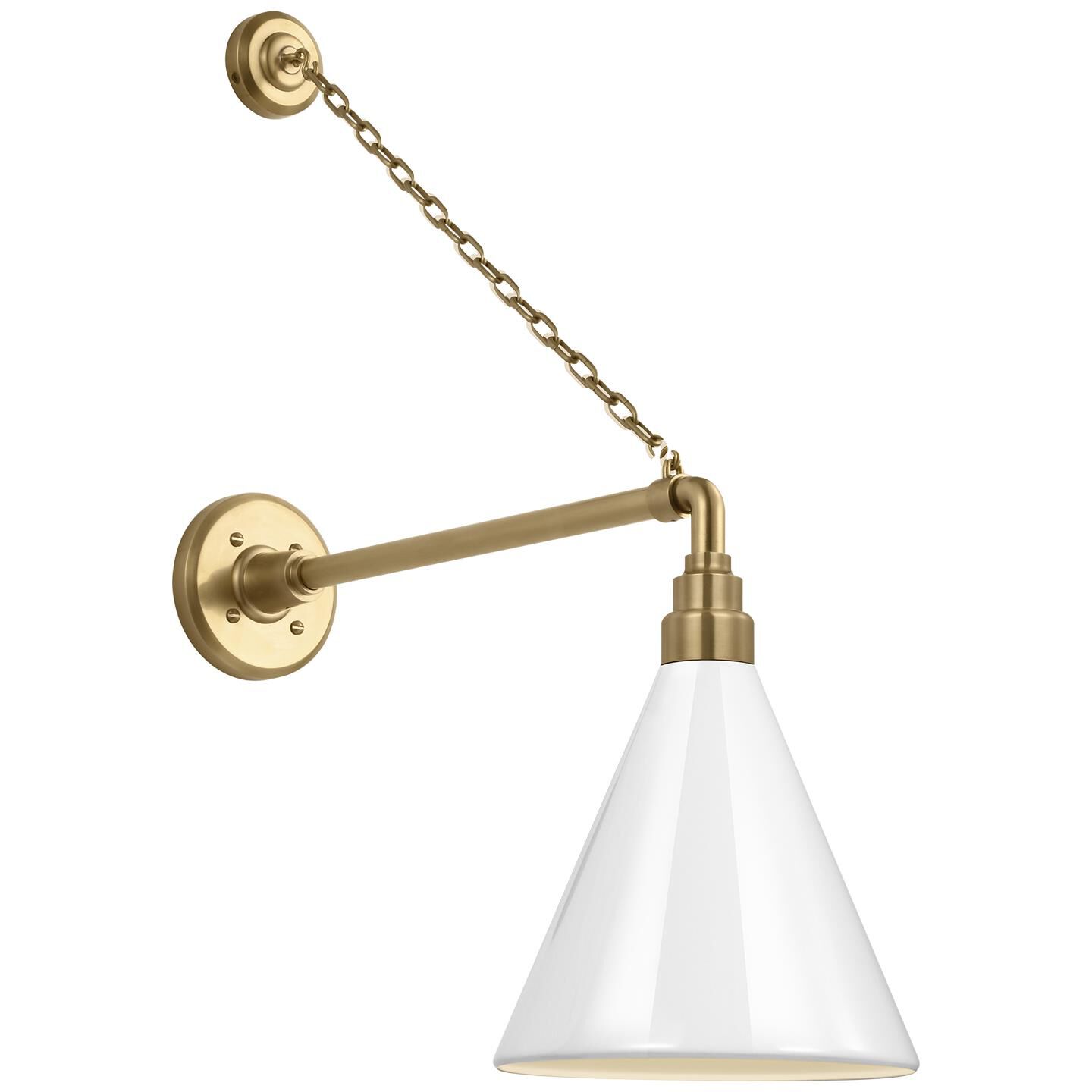 Thomas O'Brien Academy Barn Light 28 Inch Outdoor Wall Light by Visual Comfort Signature Collection