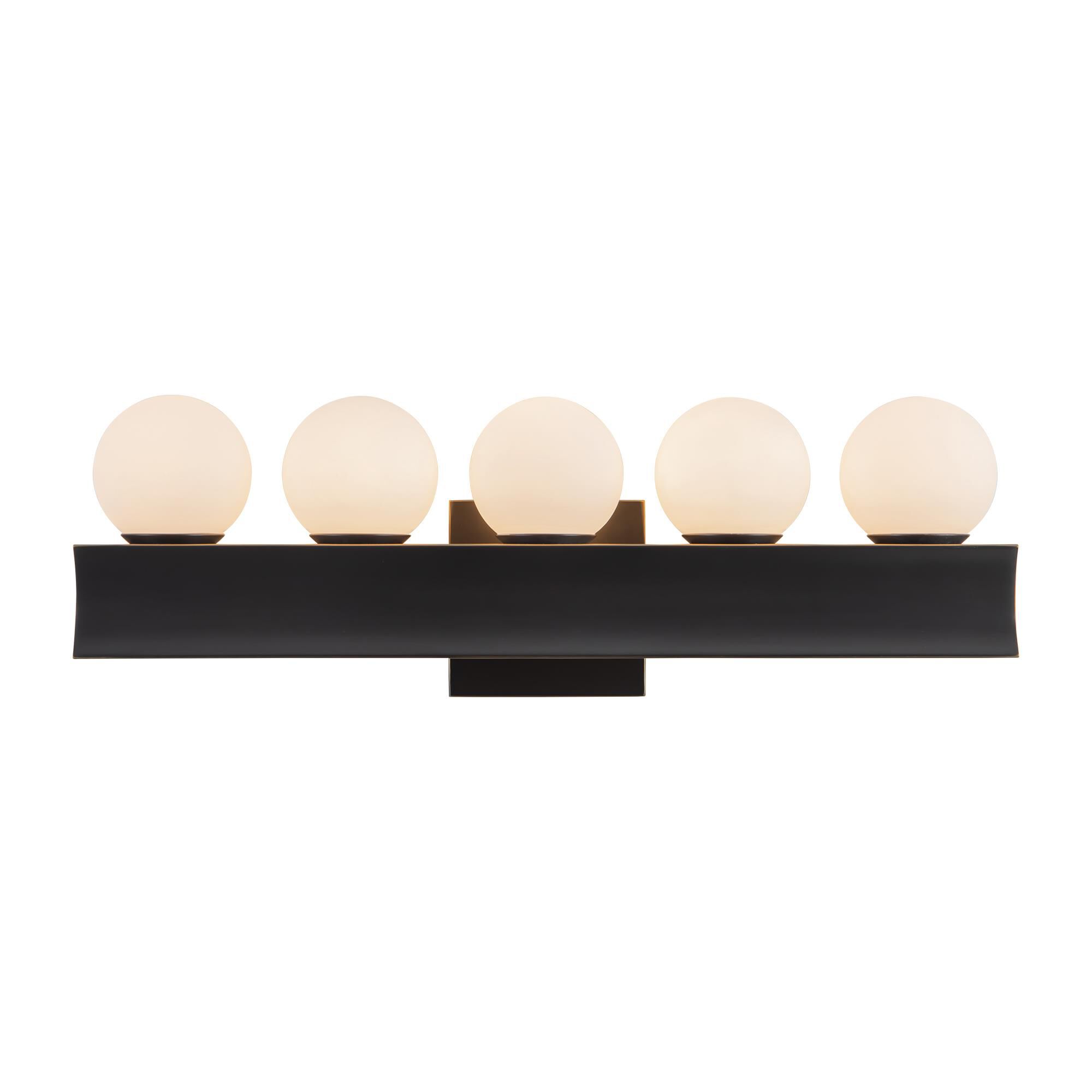 Shown in Urban Bronze finish and Opal glass