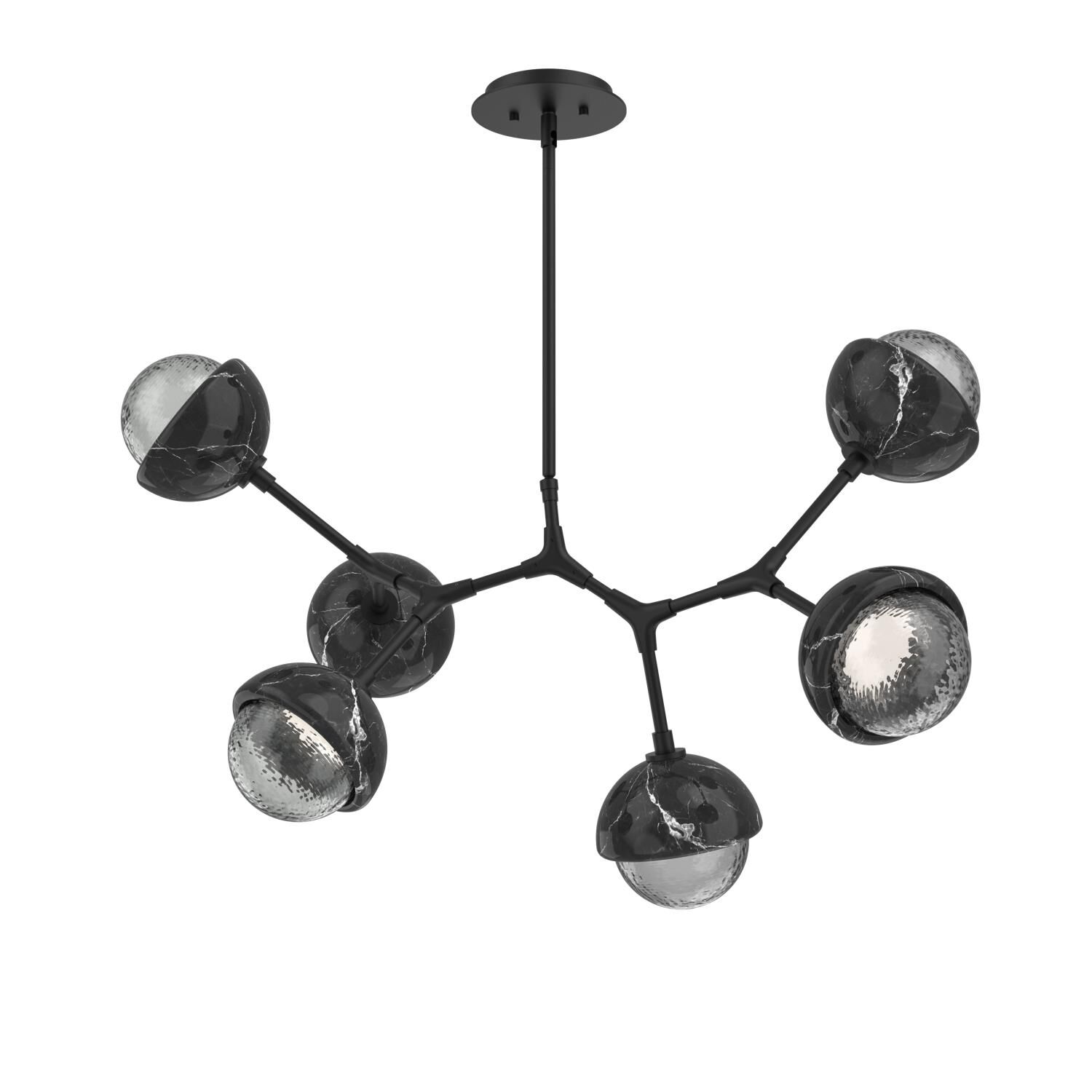 Levi Wilson Cabochon 31 Inch Linear Suspension Light by Hammerton Studio