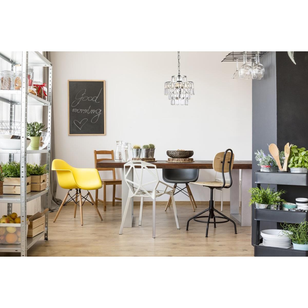 Mila 12 Inch Mini Pendant by Elegant Lighting