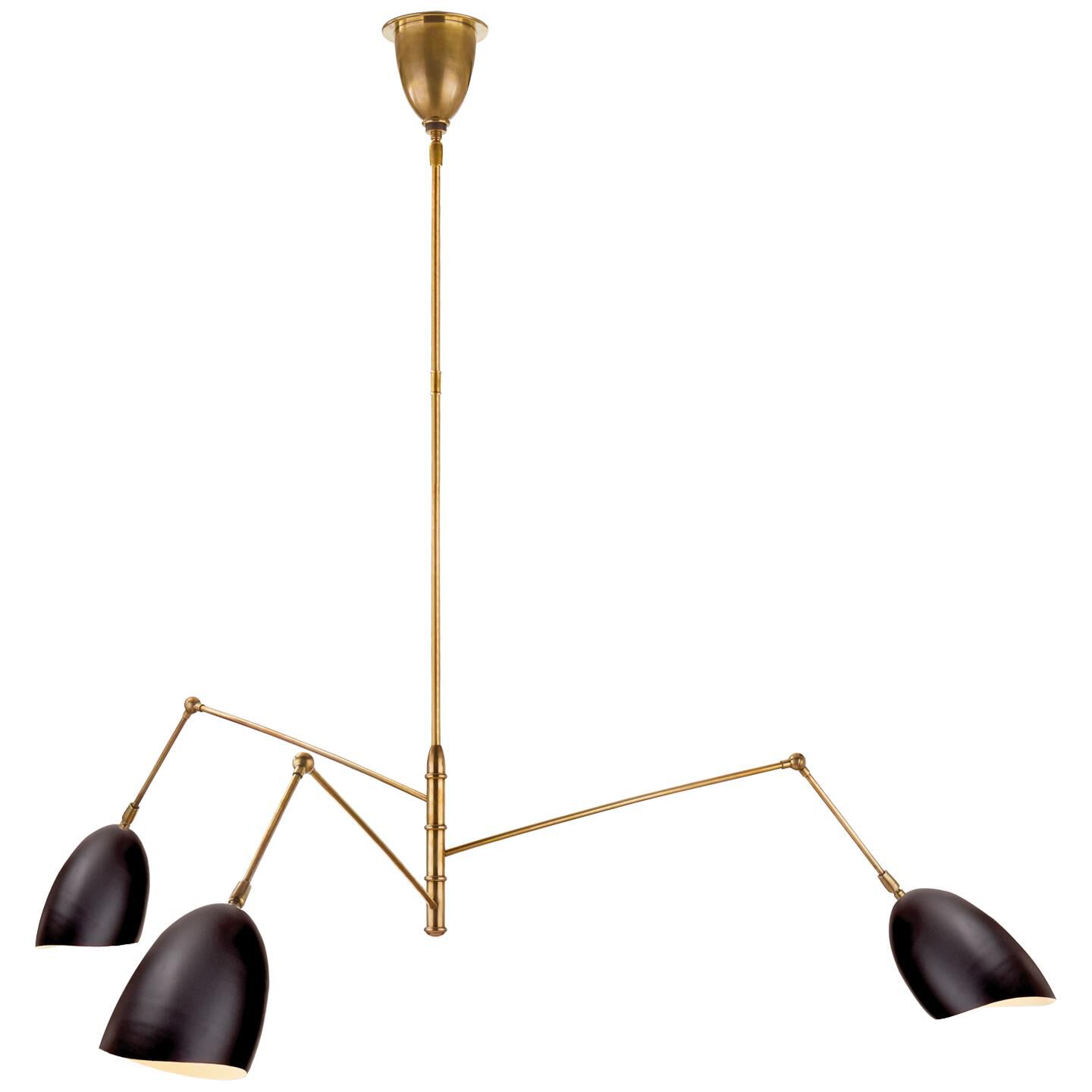 AERIN Sommerard 62 Inch 3 Light Chandelier by Visual Comfort Signature Collection