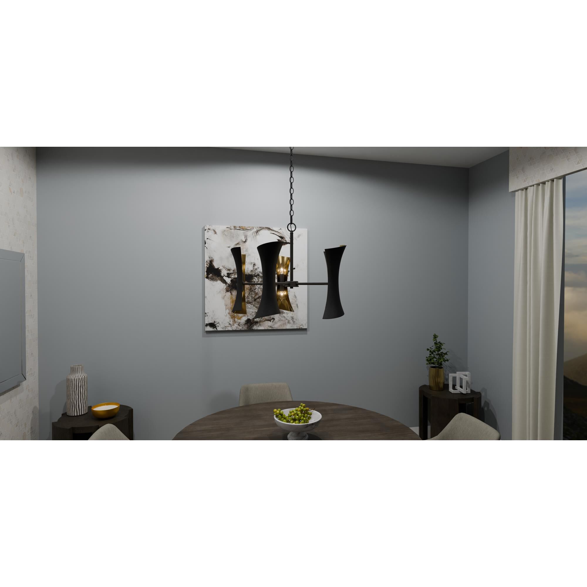 Myla 27 Inch Chandelier by Quoizel